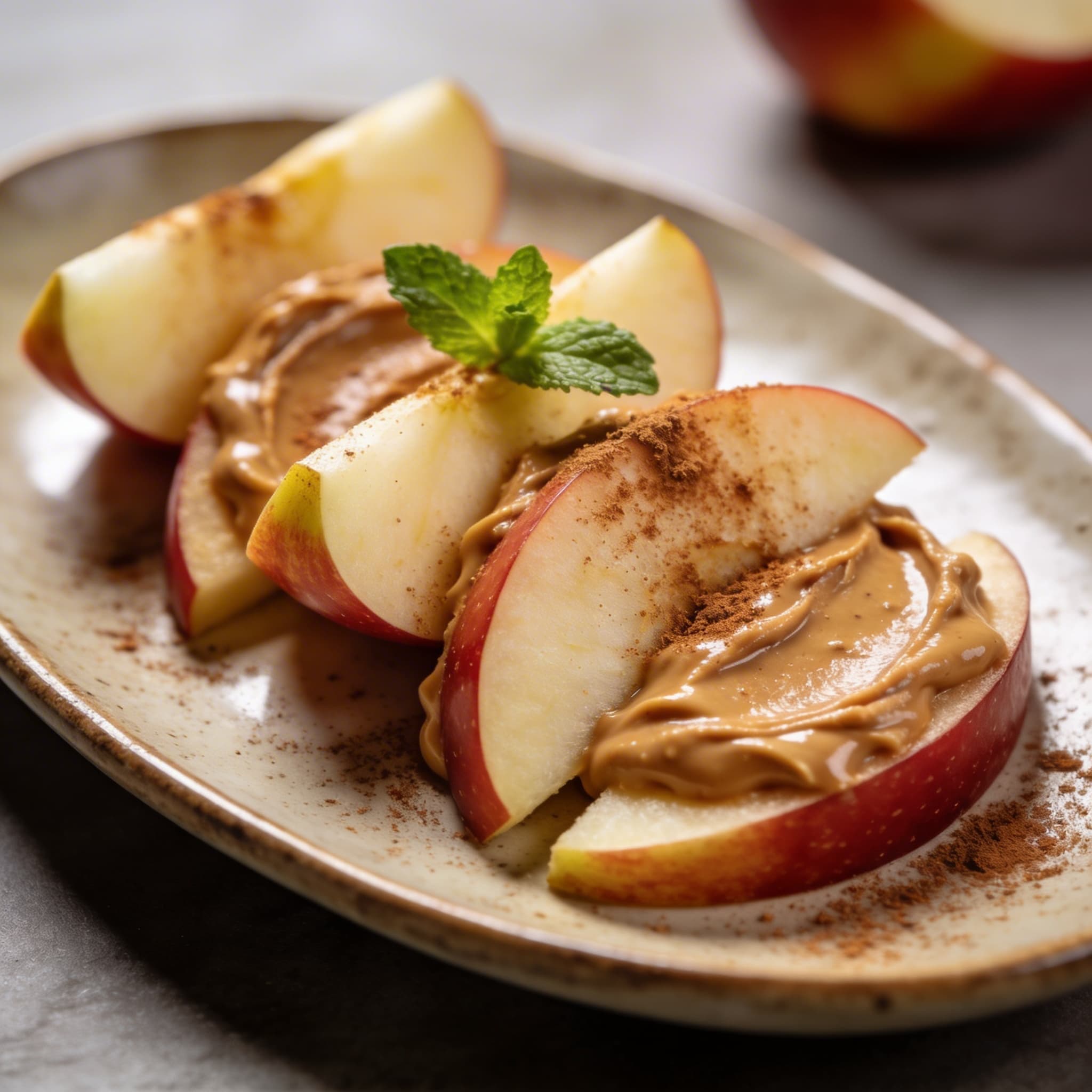 Apple & Almond Butter Fuel Wedges