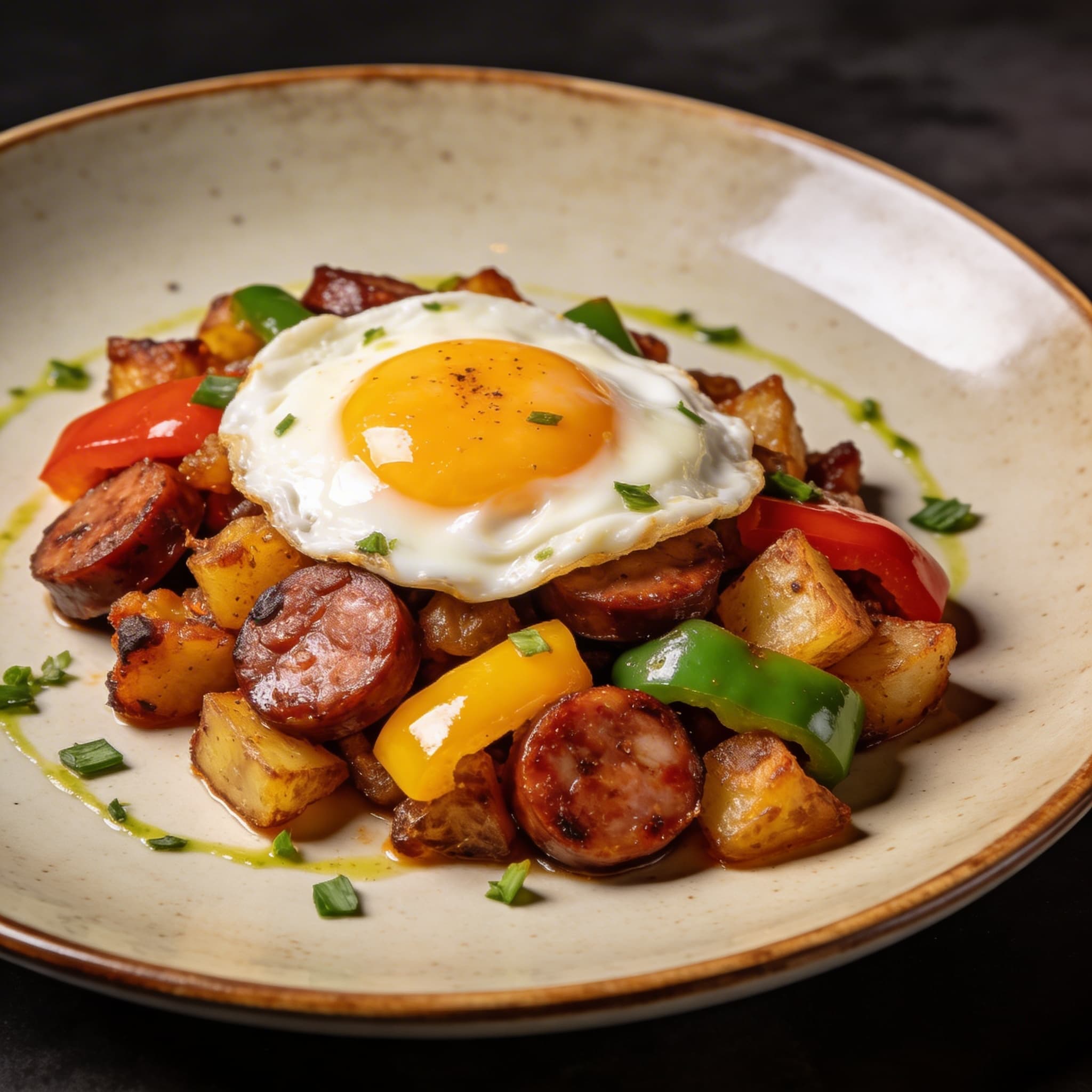 Andouille Sausage Breakfast Hash