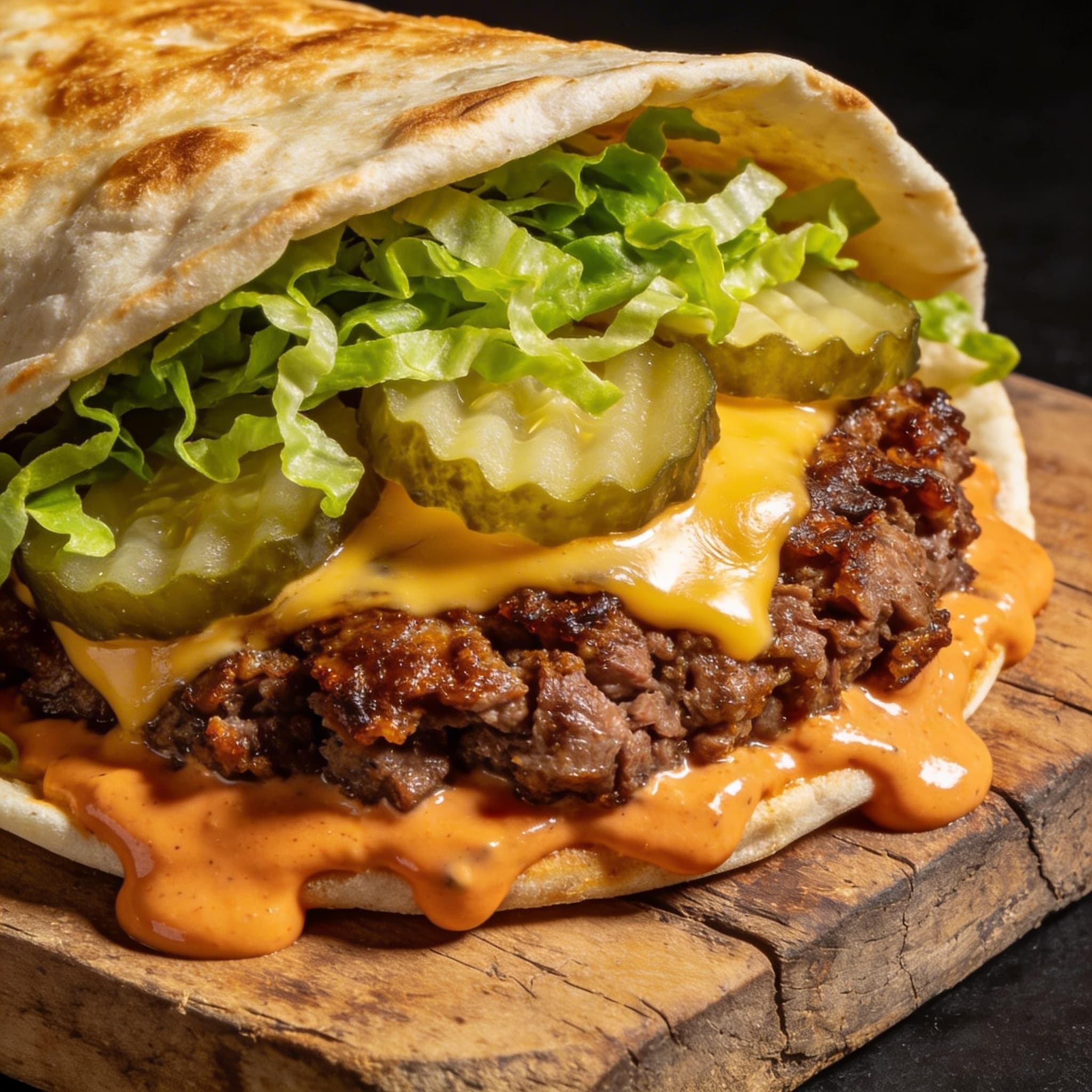 Viral Smash Burger Tacos