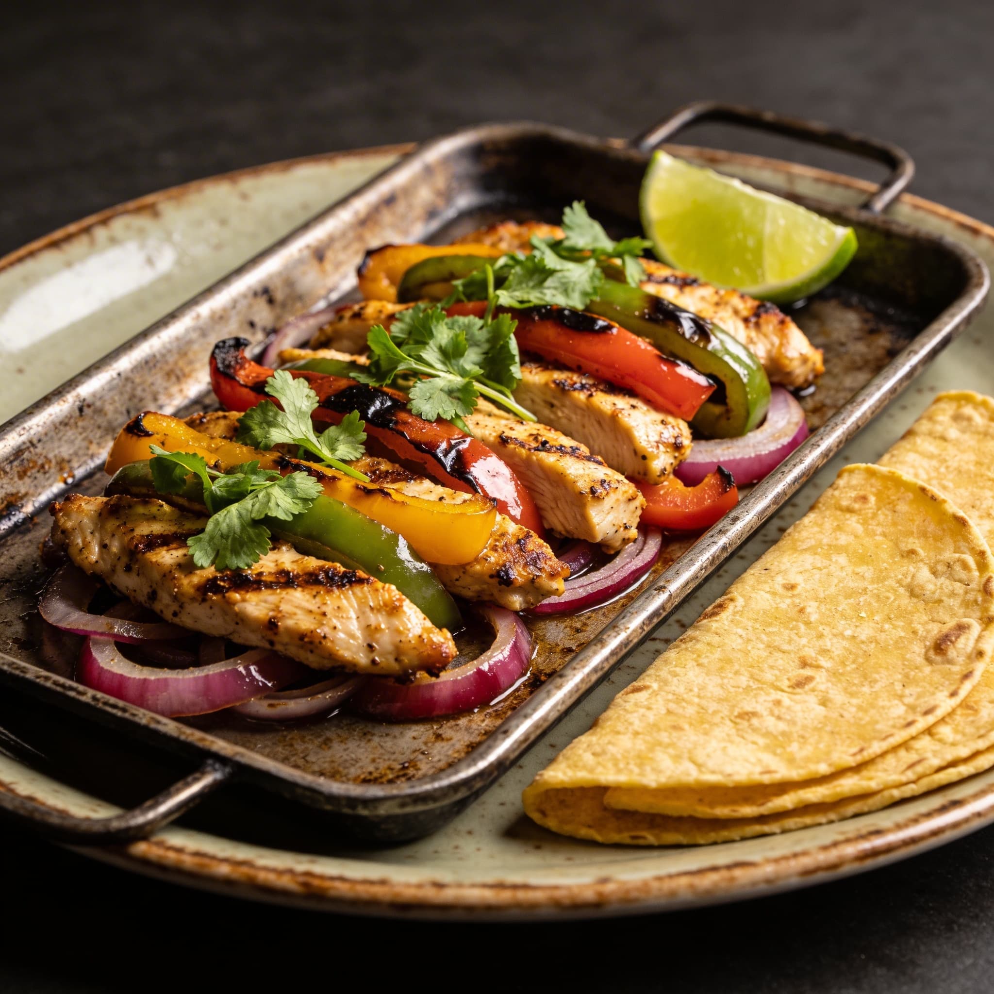 Fight Camp Sheet Pan Chicken Fajitas