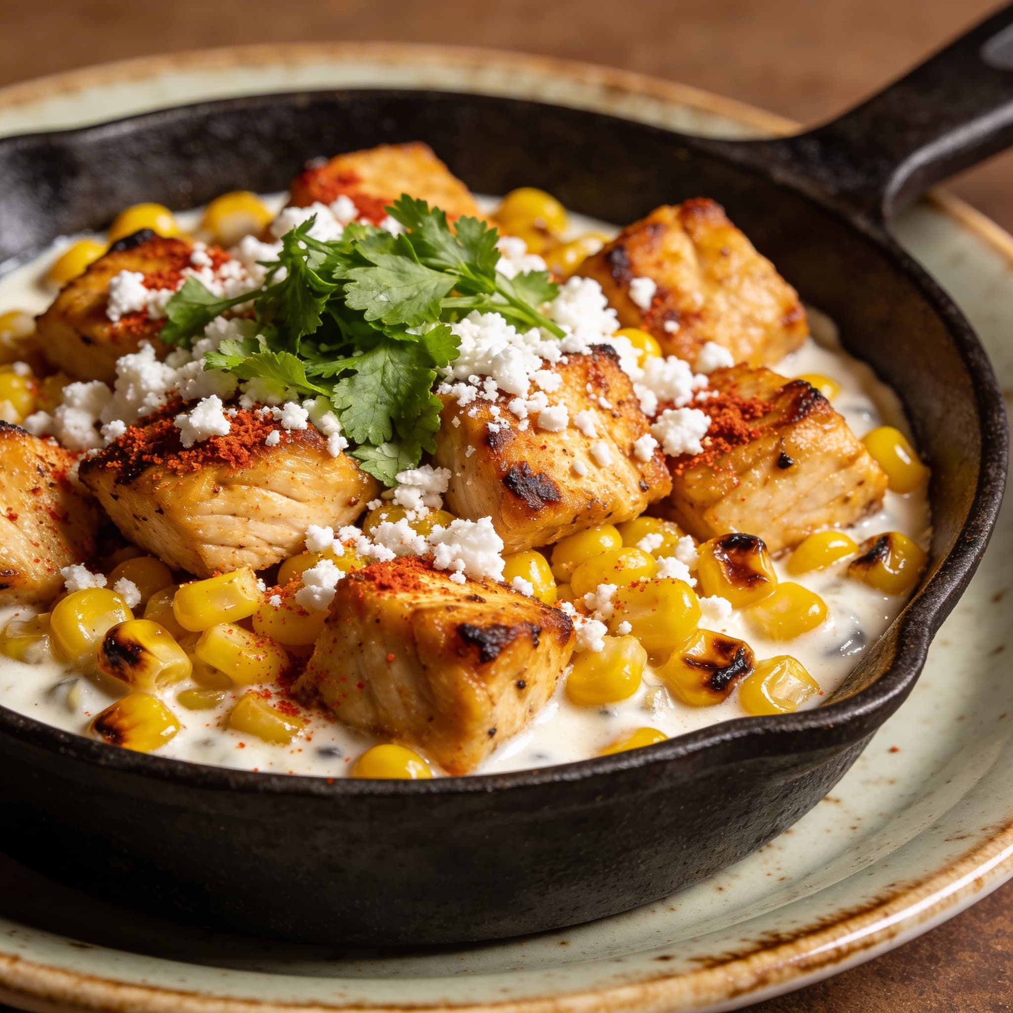 Street Corn Chicken Skillet