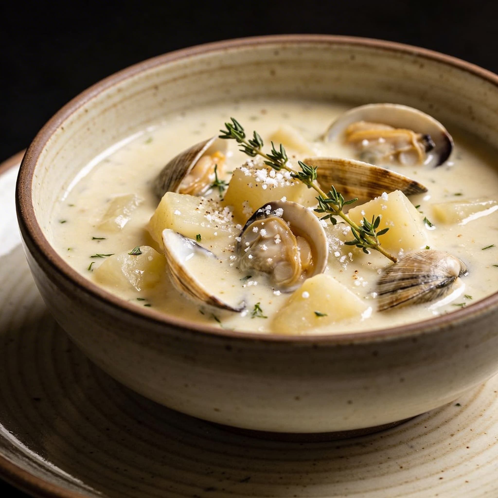 Small Batch Creamy Sea Clam Chowder