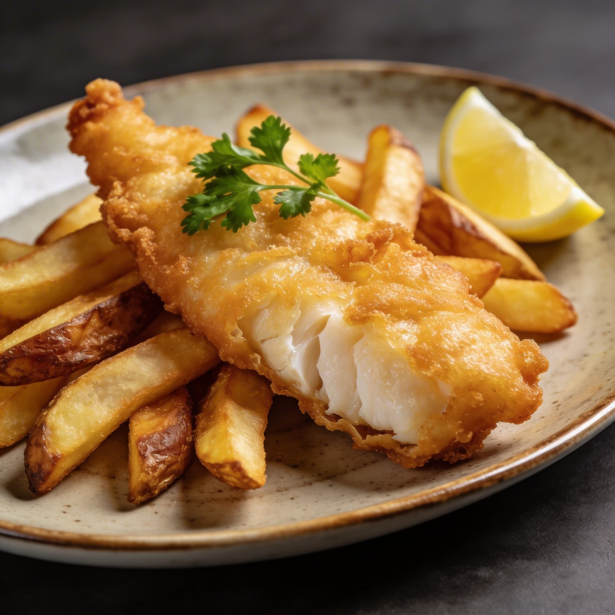 Classic Beer-Battered Fish & Chips