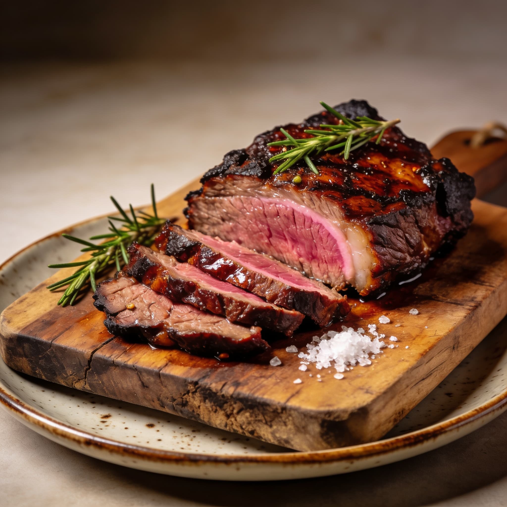 Temperature-Perfect Mediterranean BBQ Brisket