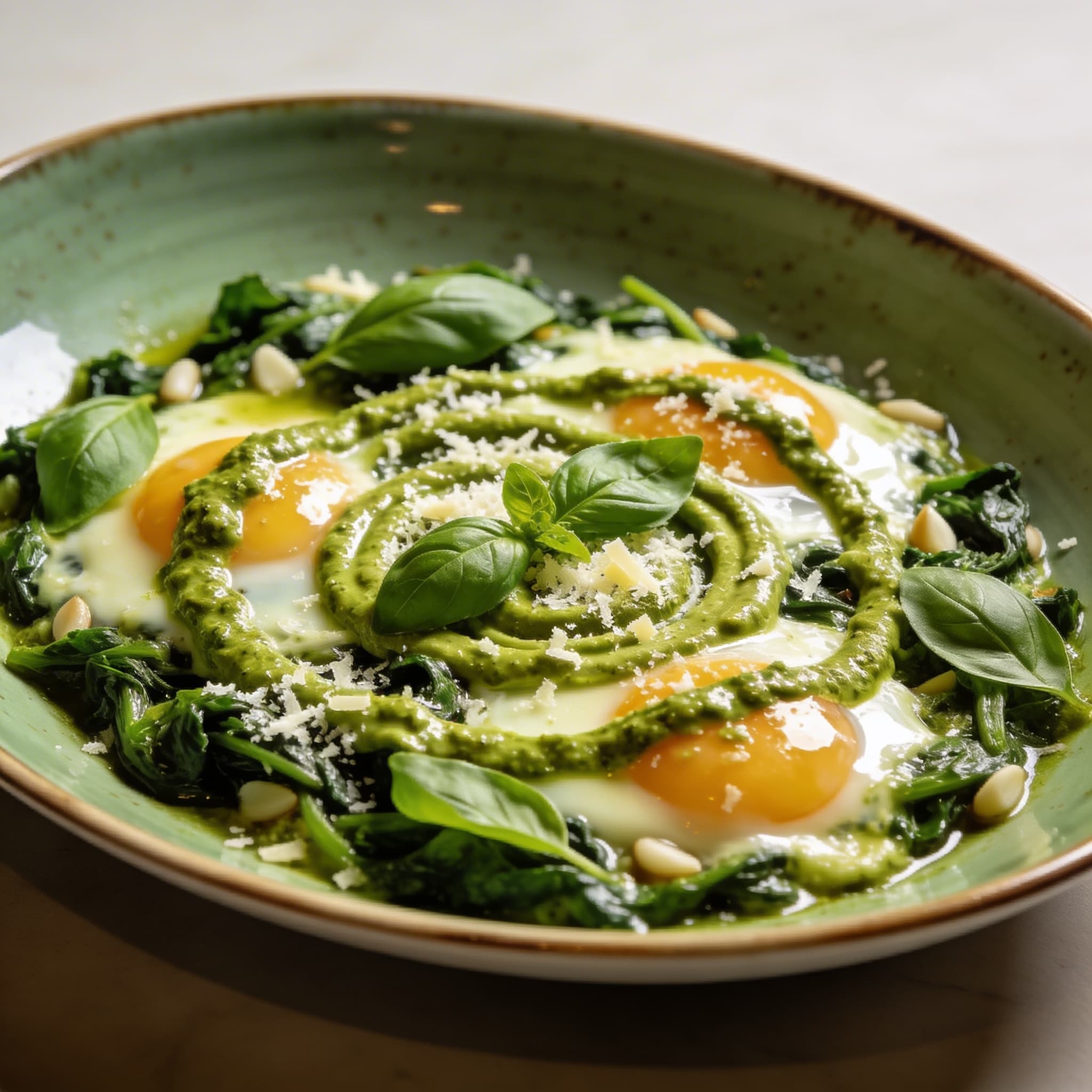 Pesto Green Goddess Shakshuka