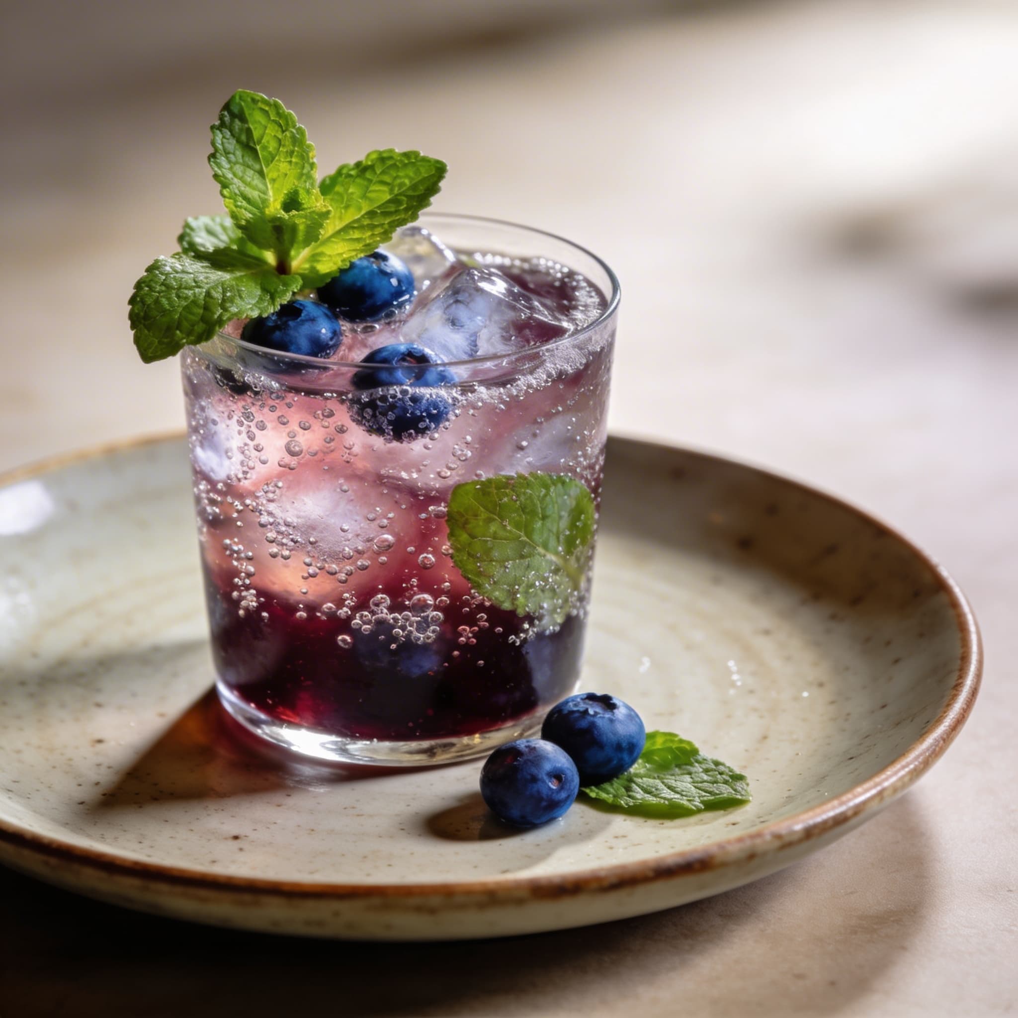 Zesty Blueberry & Mint Sparkler