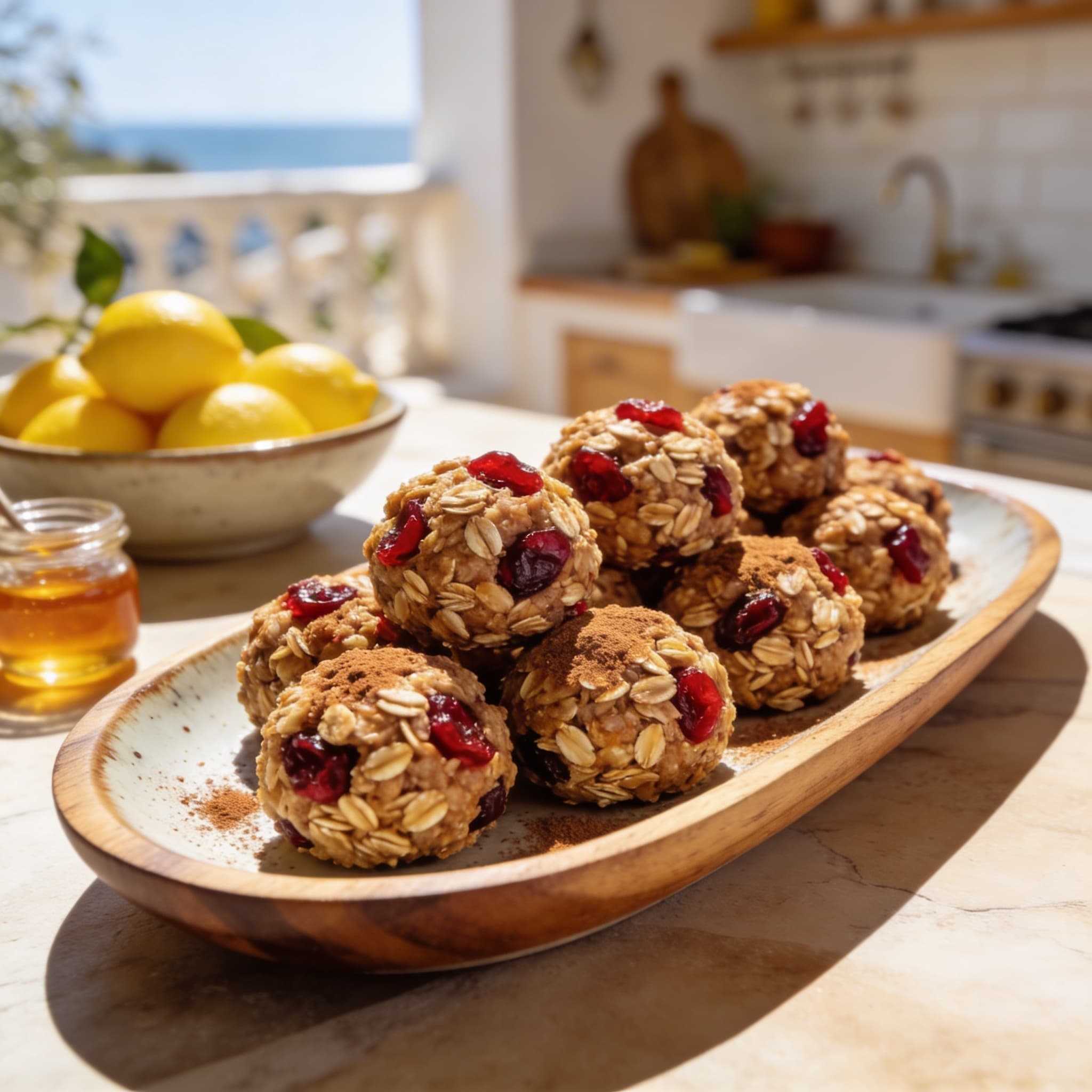 Cinnamon & Cranberry Oat Bites