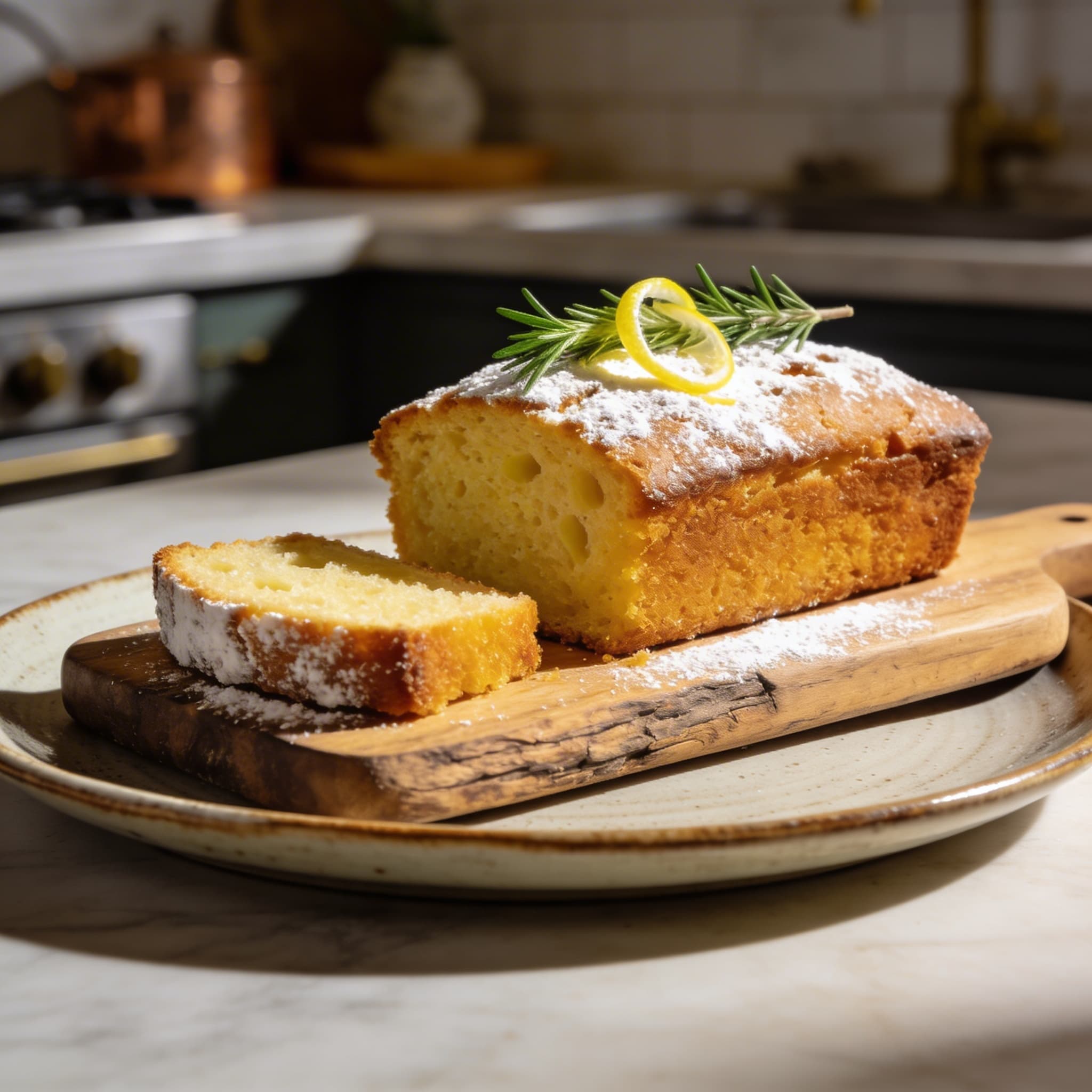 Rosemary & Lemon Olive Oil Cake