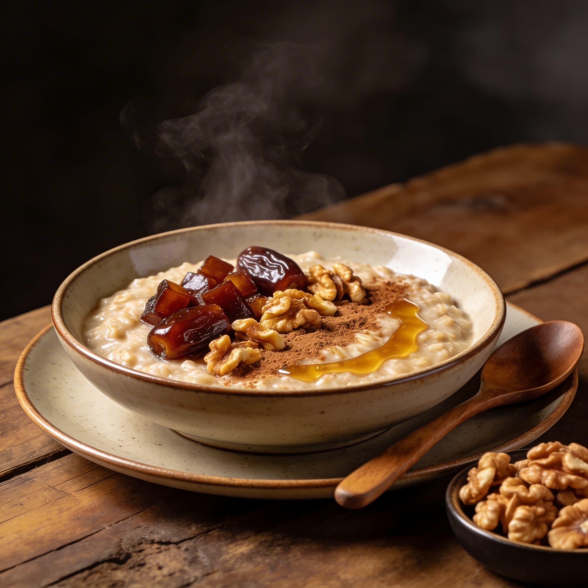 Cinnamon Date & Toasted Walnut Oatmeal