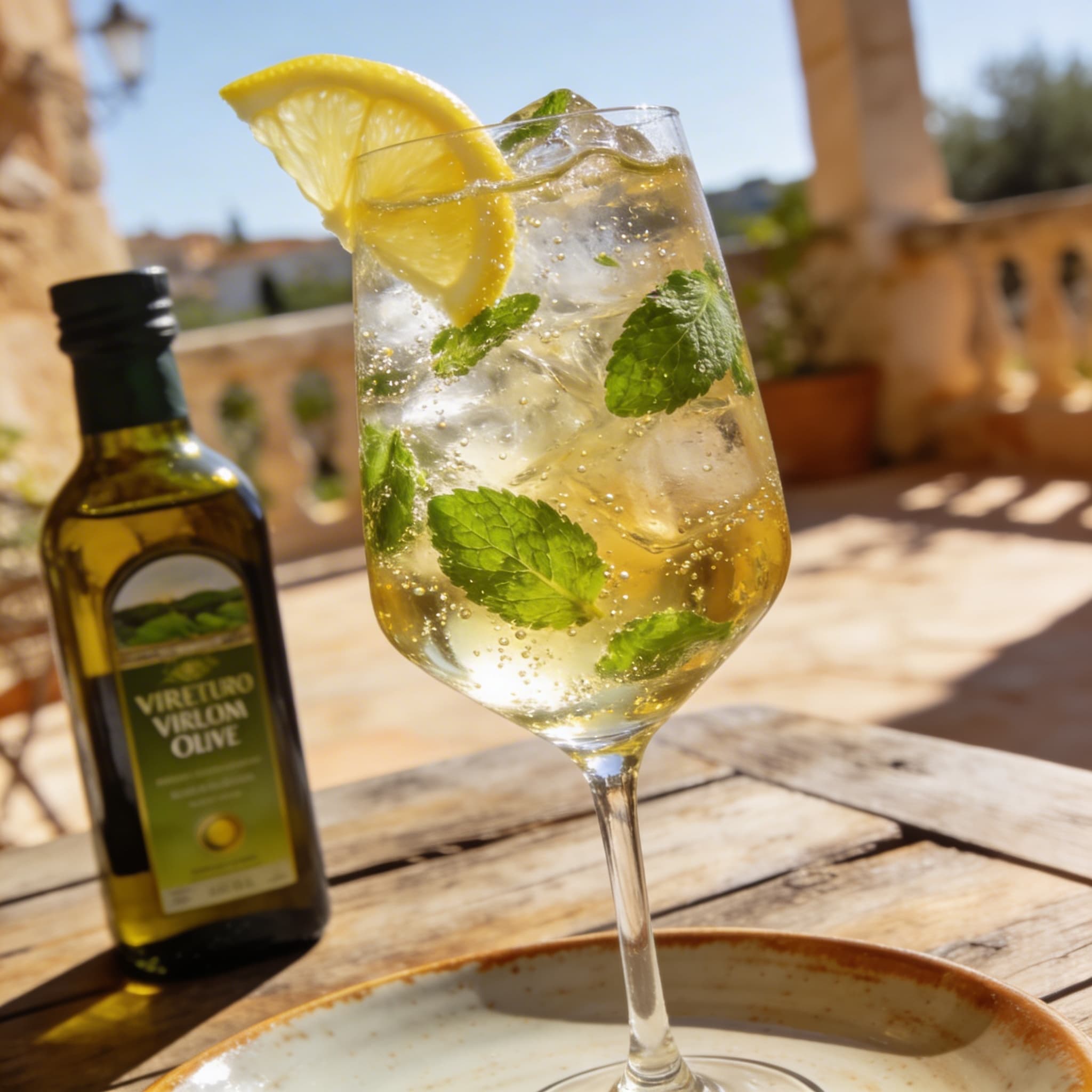 Zesty Lemon & Olive Oil Spritzer