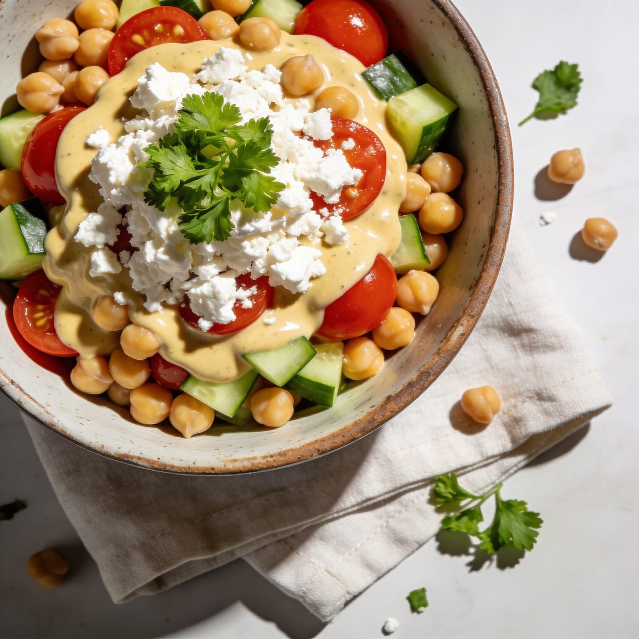Zesty Chickpea & Tahini Power Bowl