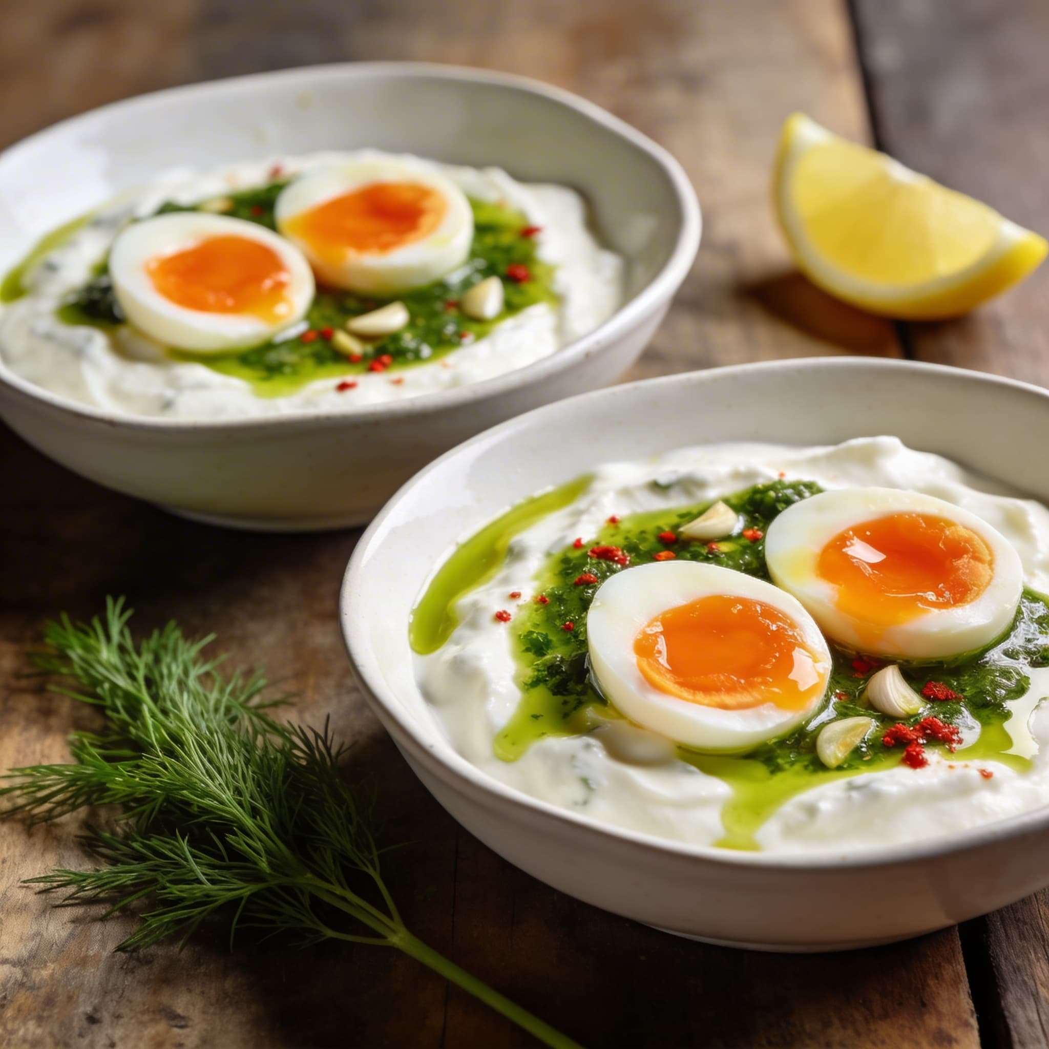 Savory Mediterranean Yogurt Bowls with Jammy Eggs