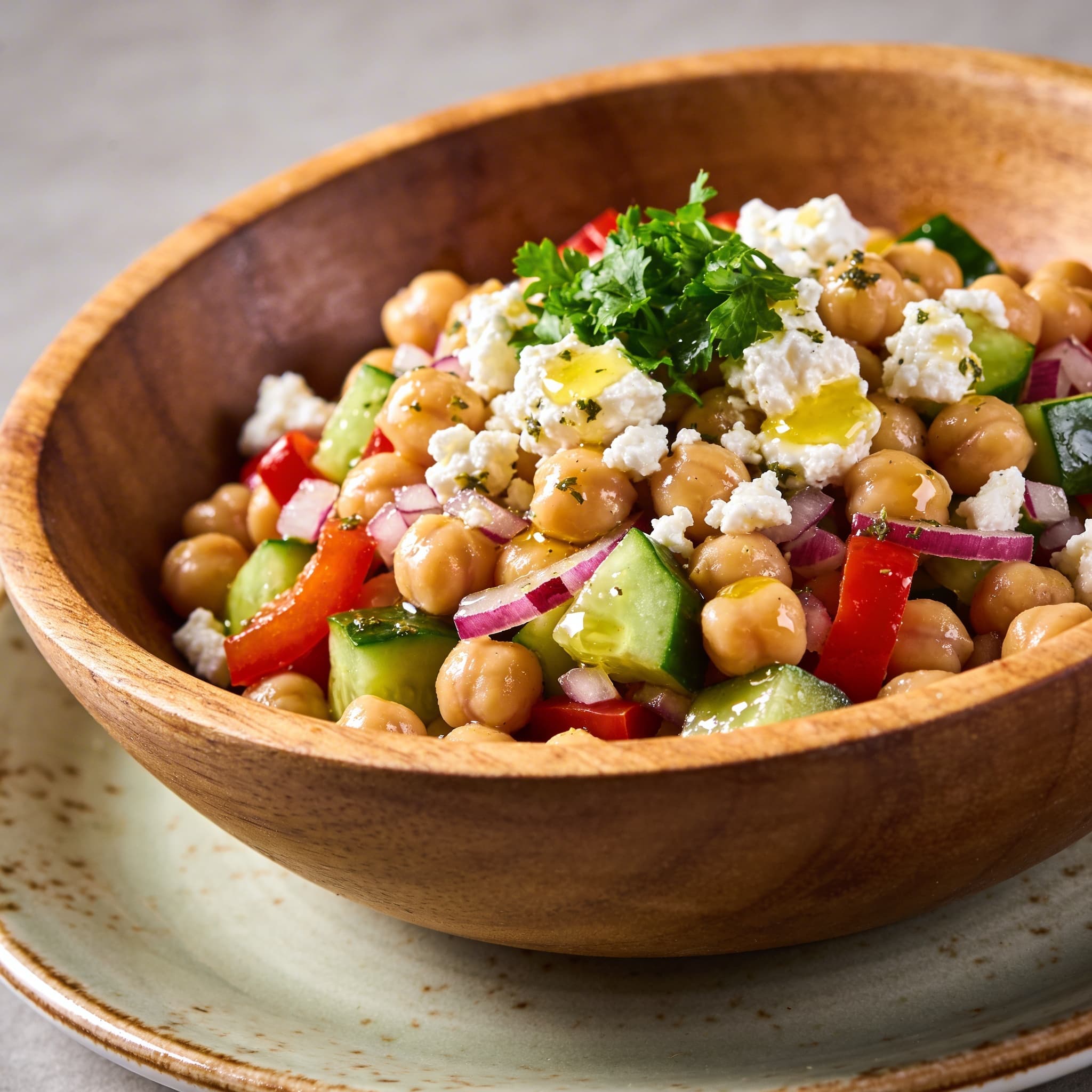 Zesty Chickpea & Feta Lunch Bowl