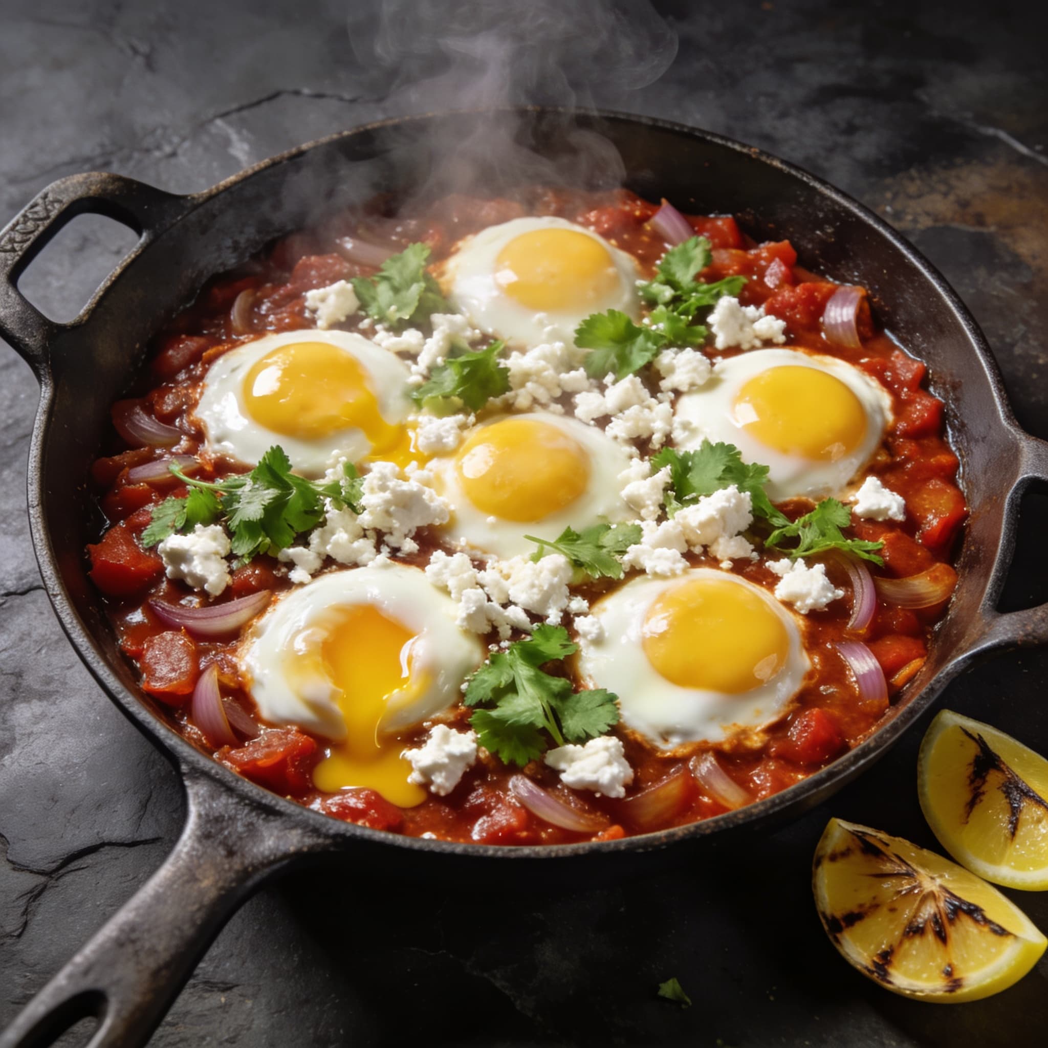 Berbere Spiced 'Shakshuka' with Feta