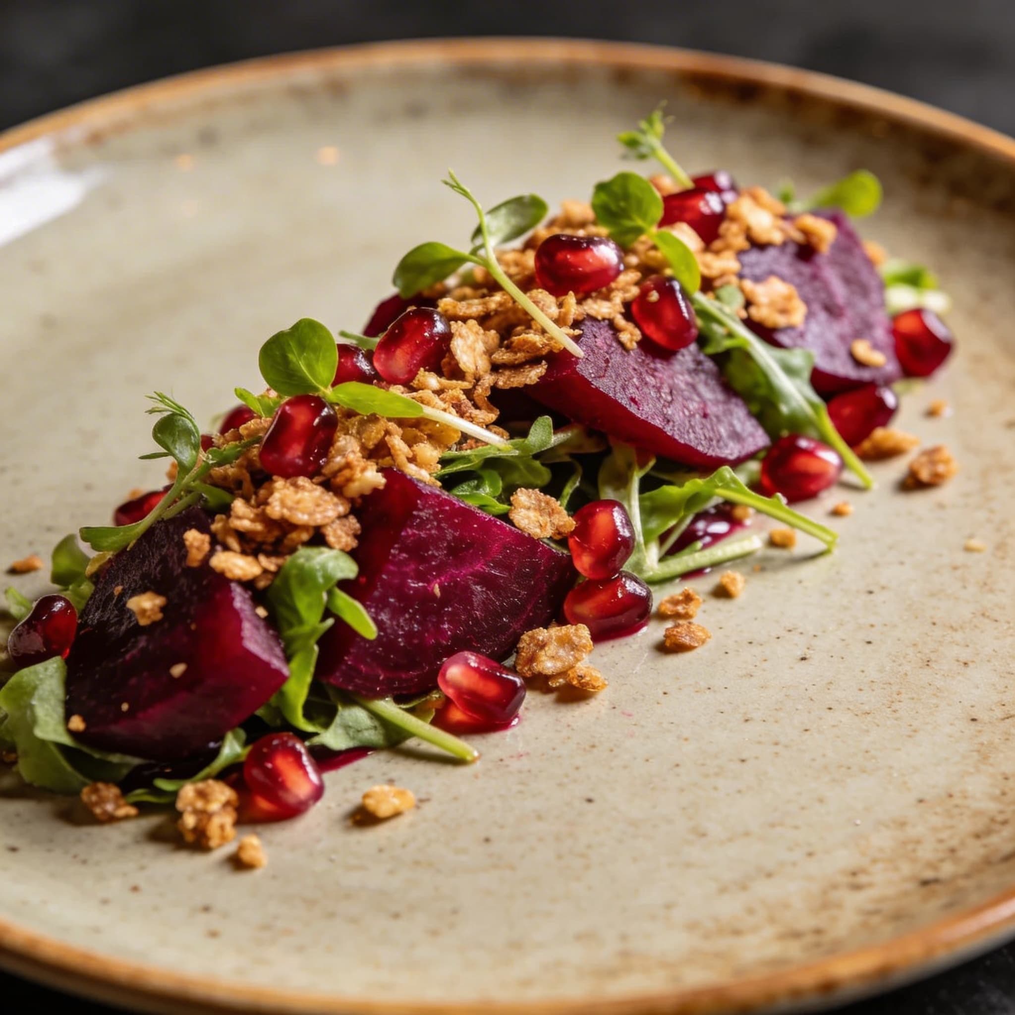 Vibrant Beet & Pomegranate Crunch Salad