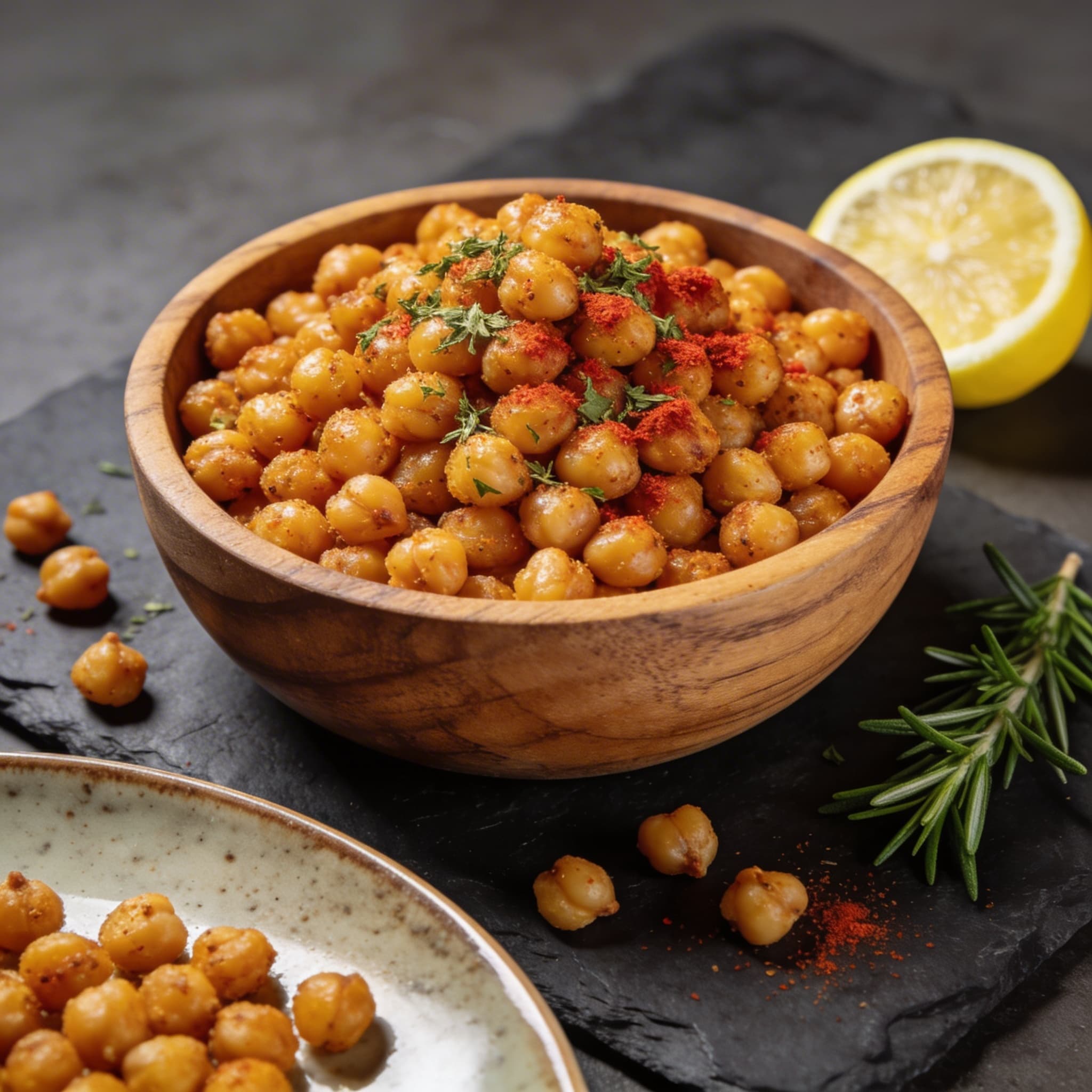 Zesty Herb-Roasted Crispy Chickpeas