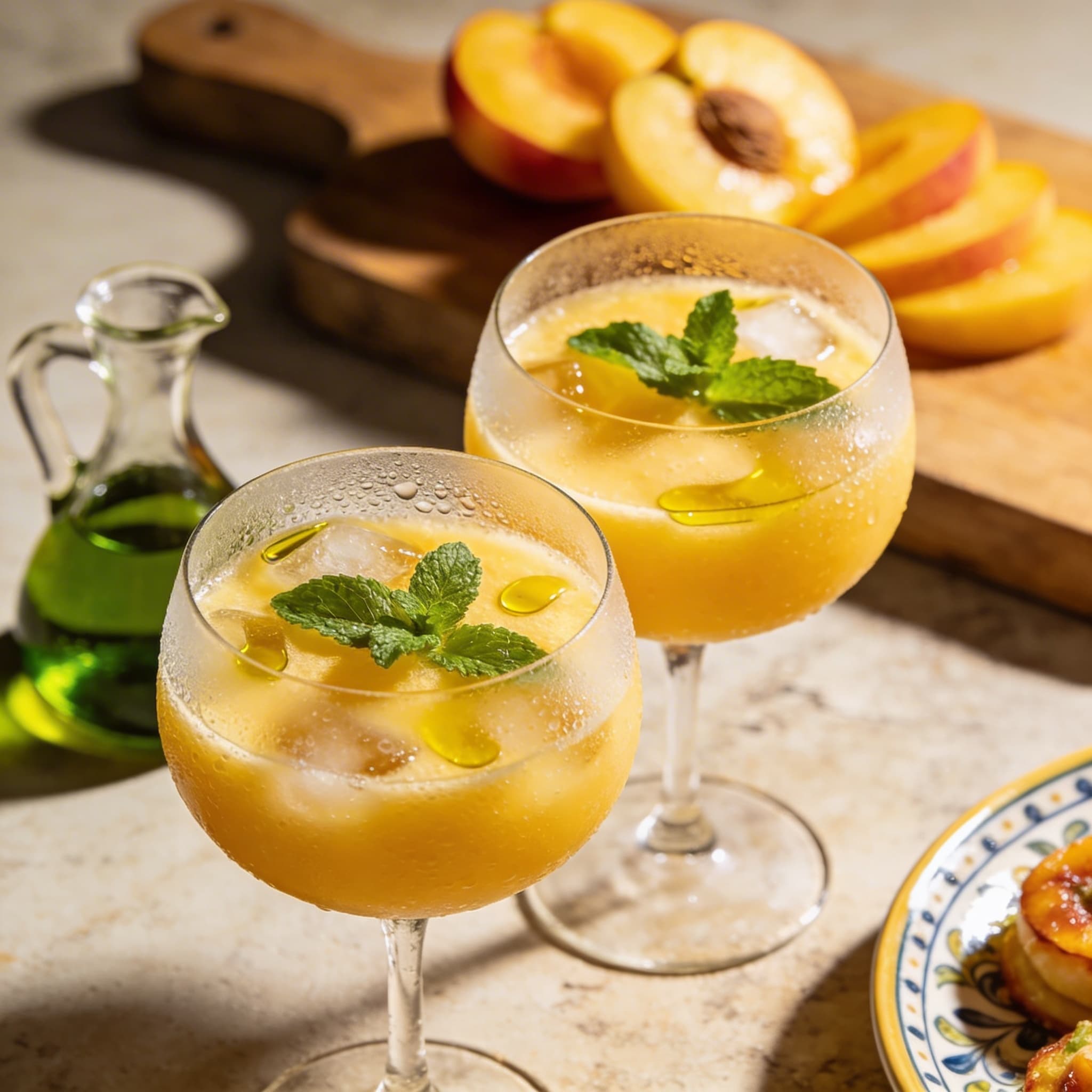 Golden Nectarine & Olive Oil Velvet Cooler