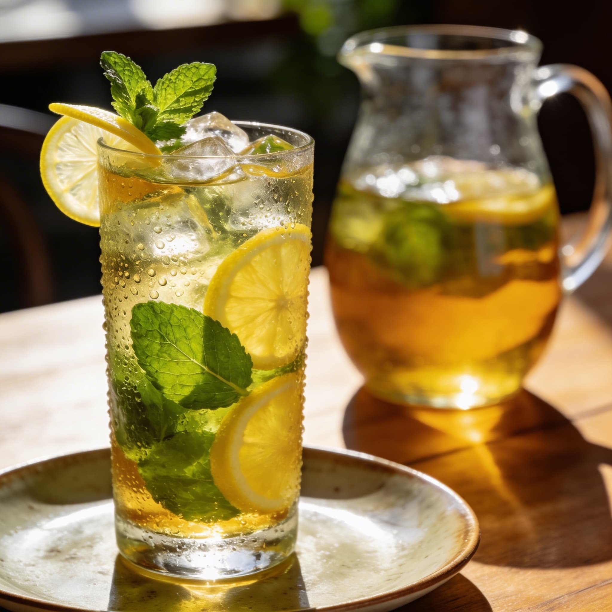 Zesty Mint & Green Tea Cooler