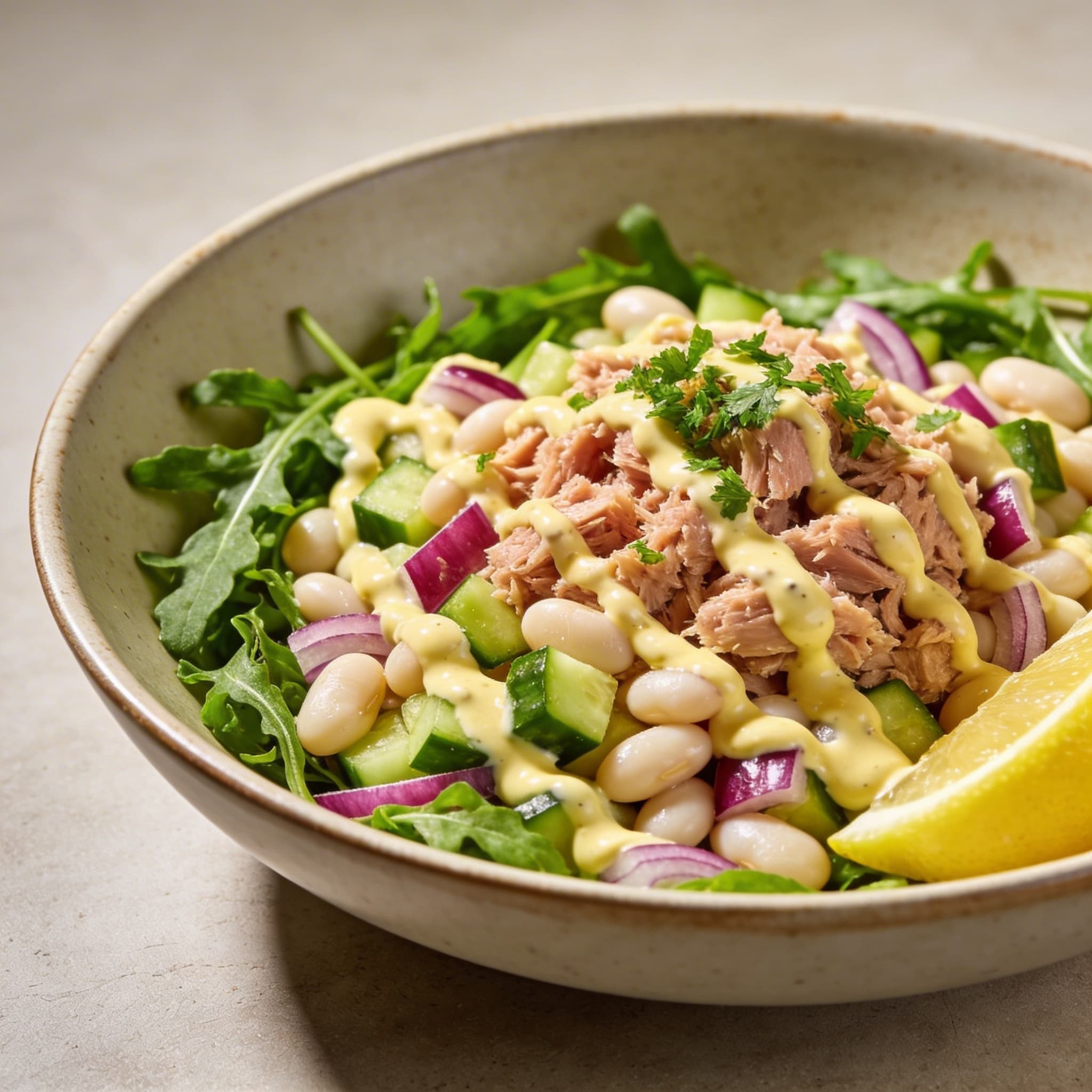 Zesty Tuna & White Bean Power Salad
