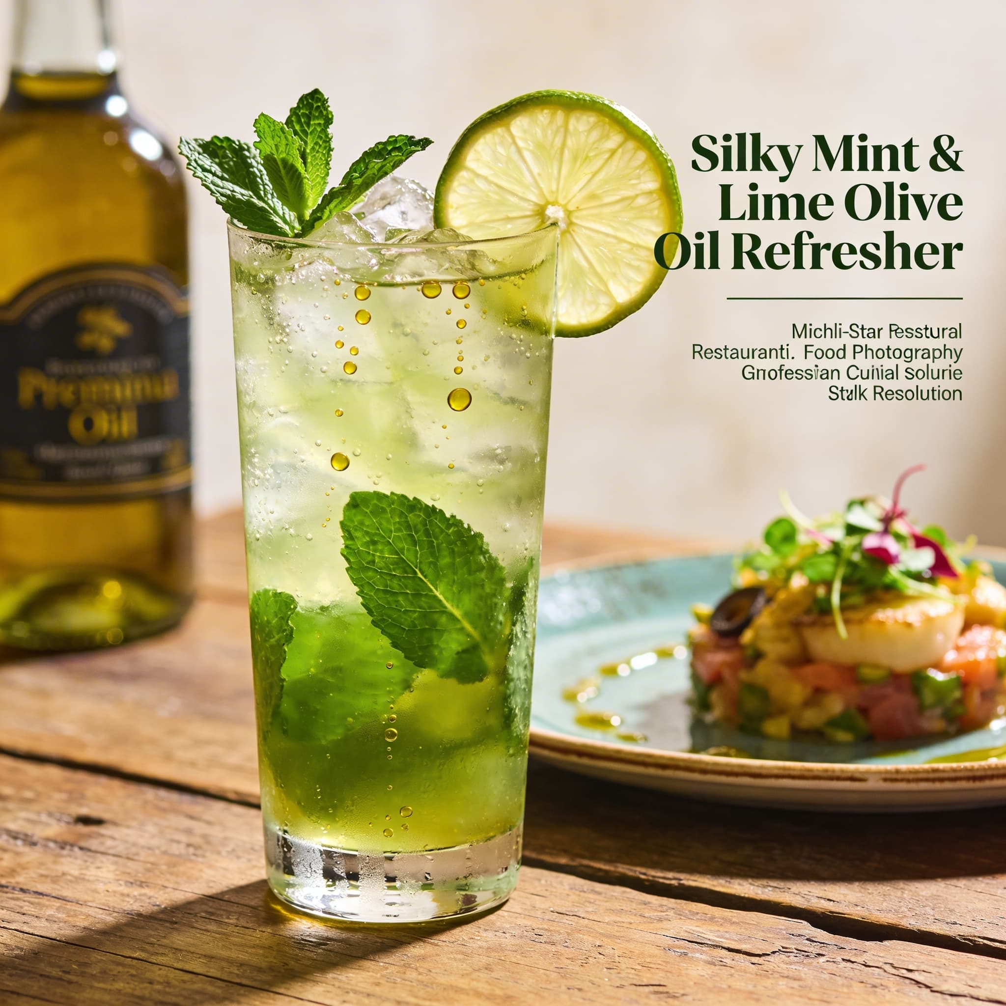 Silky Mint & Lime Olive Oil Refresher