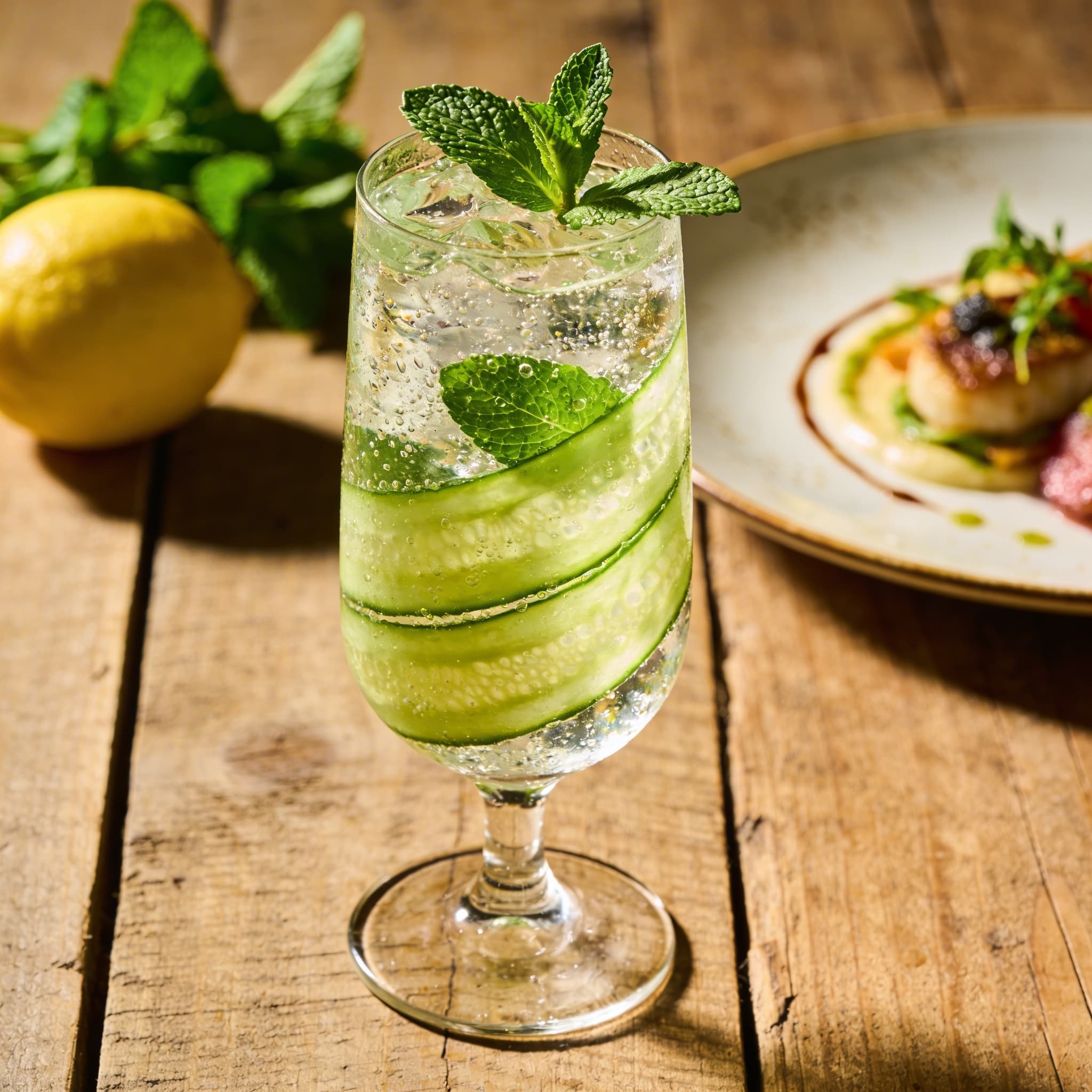 Zesty Cucumber & Mint Sparkler