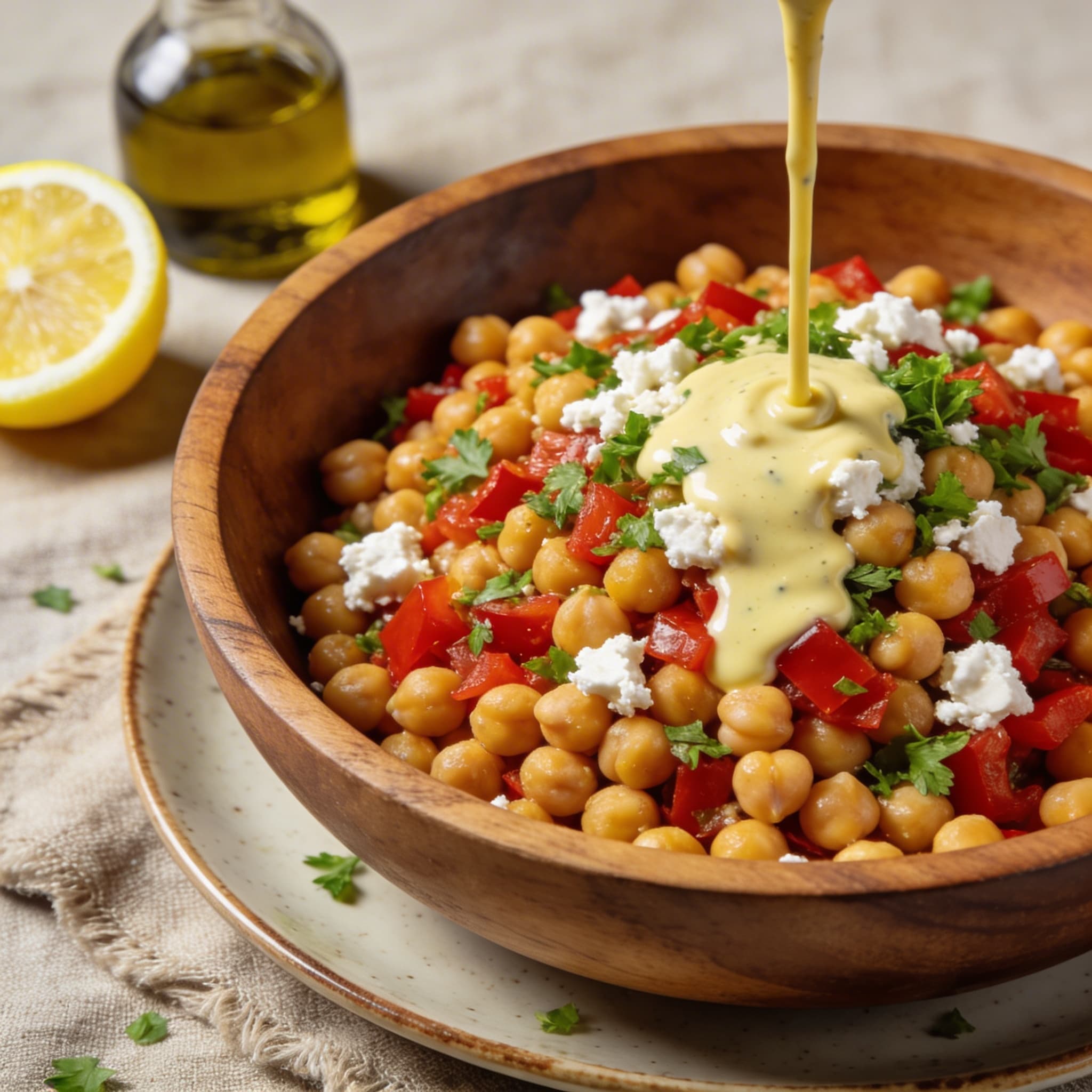 Roasted Red Pepper & Chickpea Power Bowl