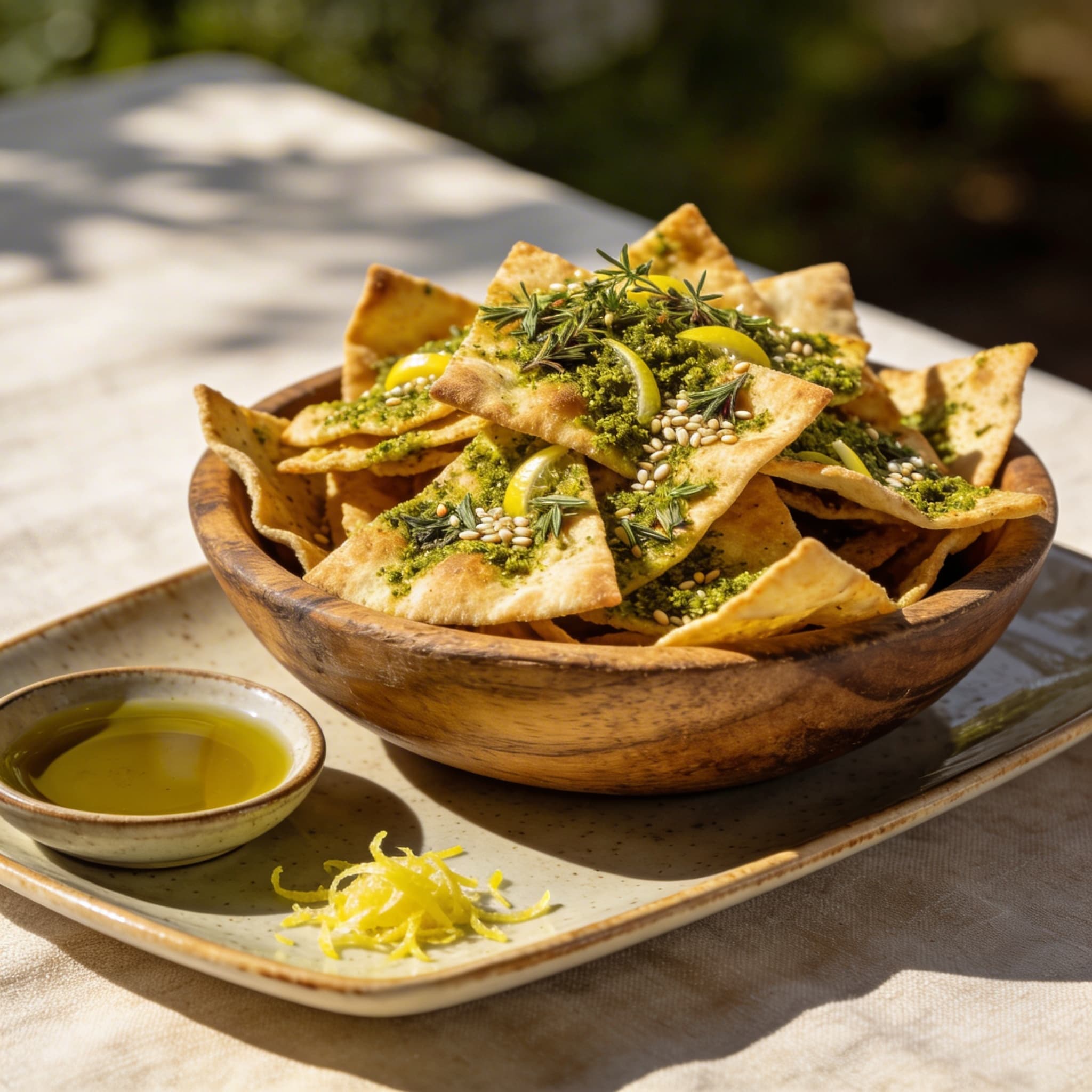 Zesty Za'atar Pita Crisps