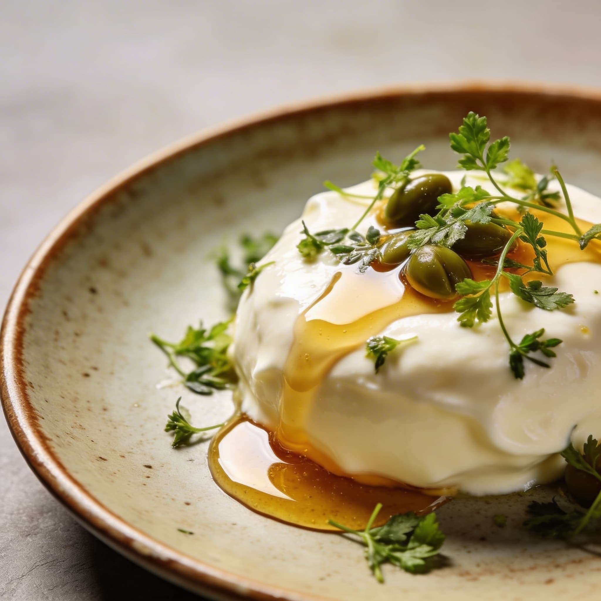 Honey & Olive Oil Yogurt Custard