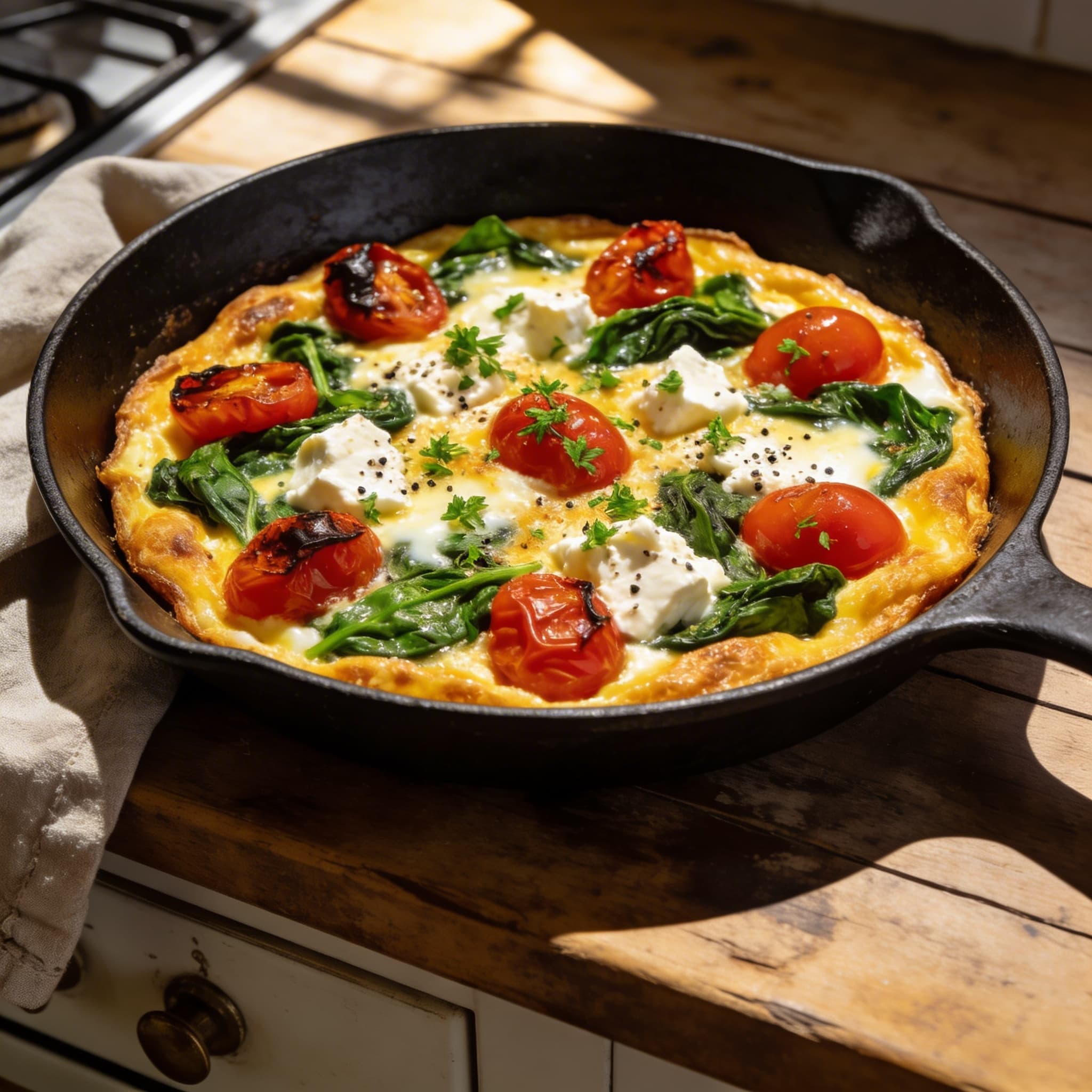 Sun-Drenched Mediterranean Egg Bake