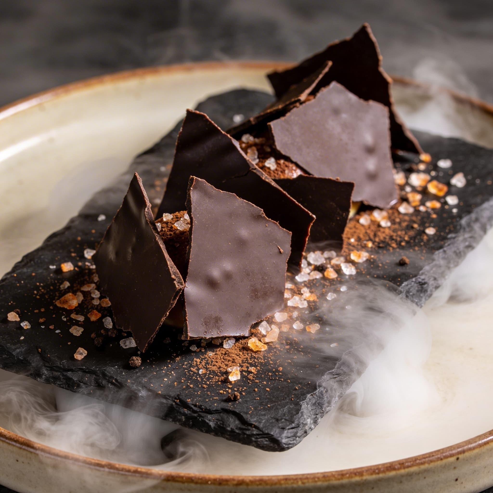 Smoked Cacao & Espresso Lipid Bark