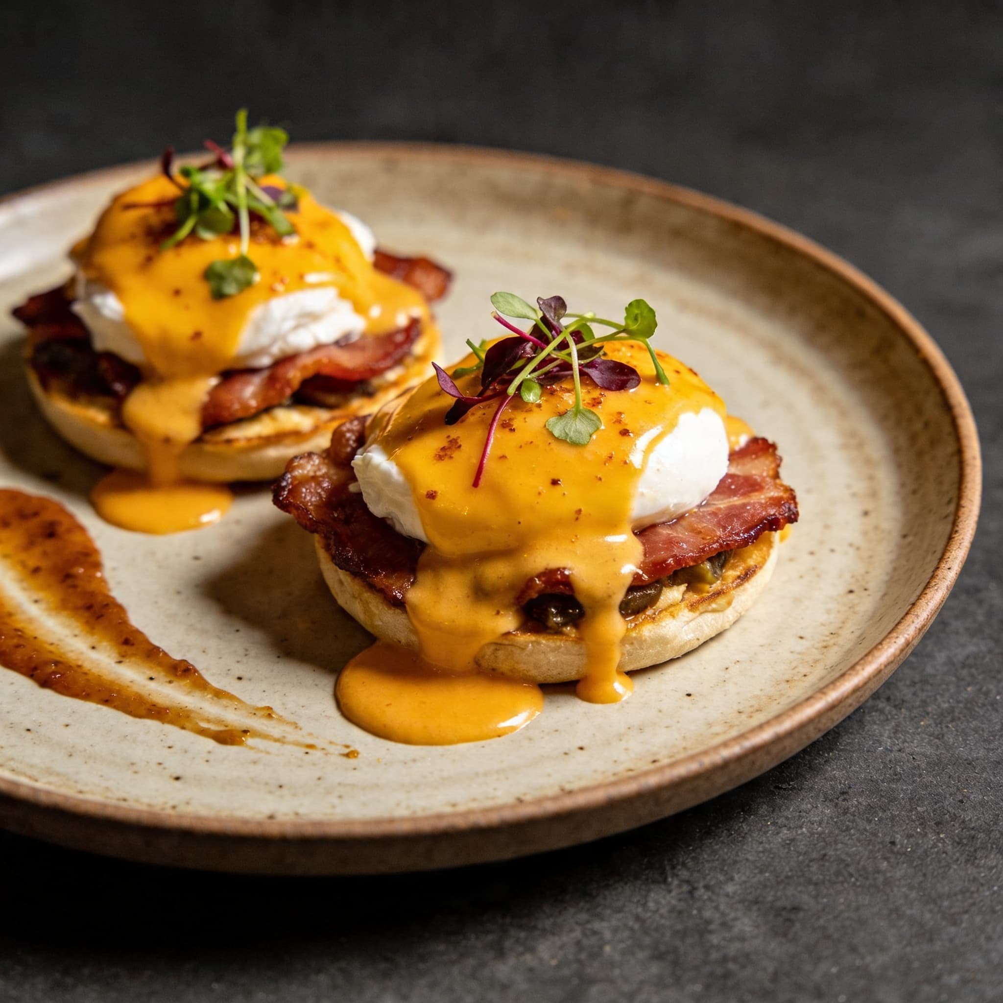 The Pitmaster’s Benedict with Smoked Hollandaise