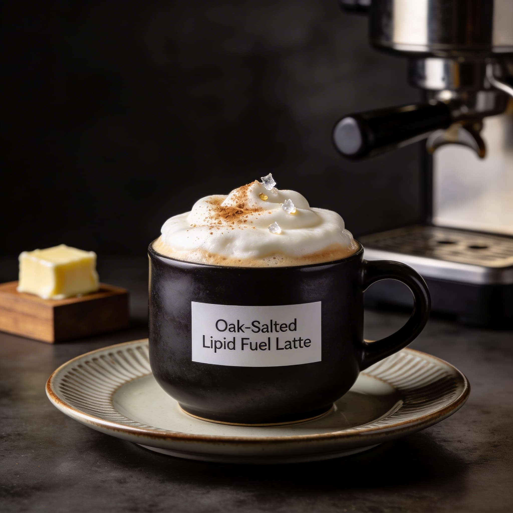 Oak-Salted Lipid Fuel Latte