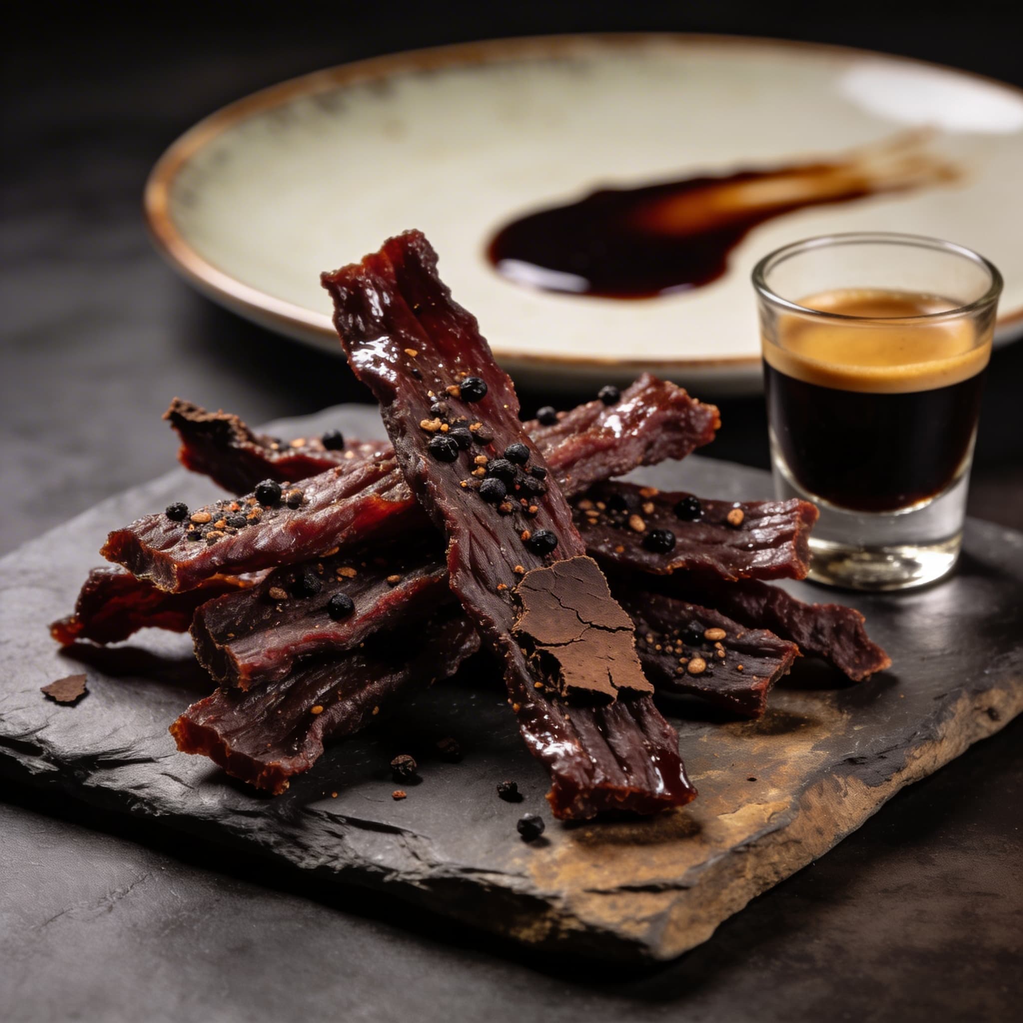 Espresso & Balsamic Glazed Beef Jerky