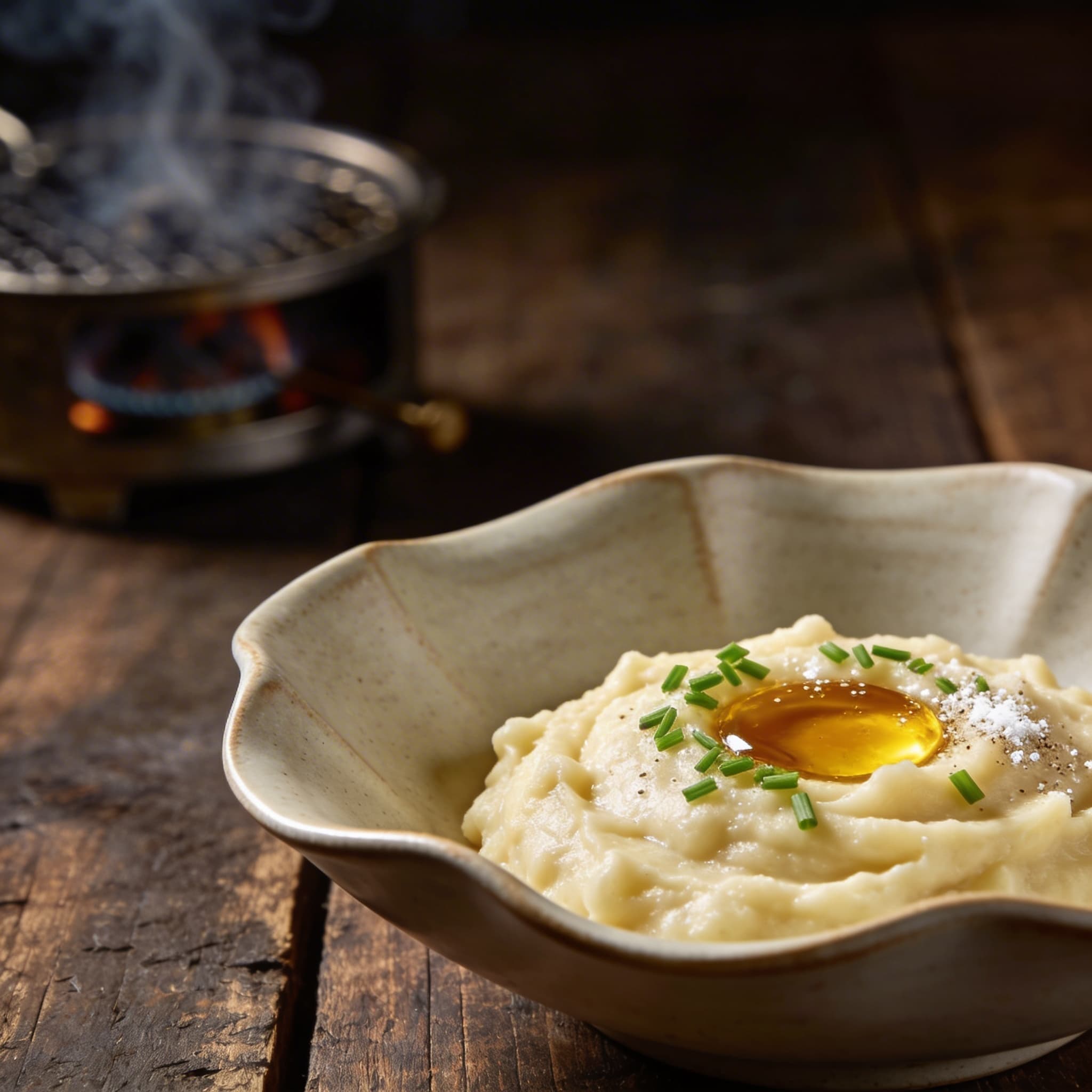 Cold-Smoked Butter Pommes Purée