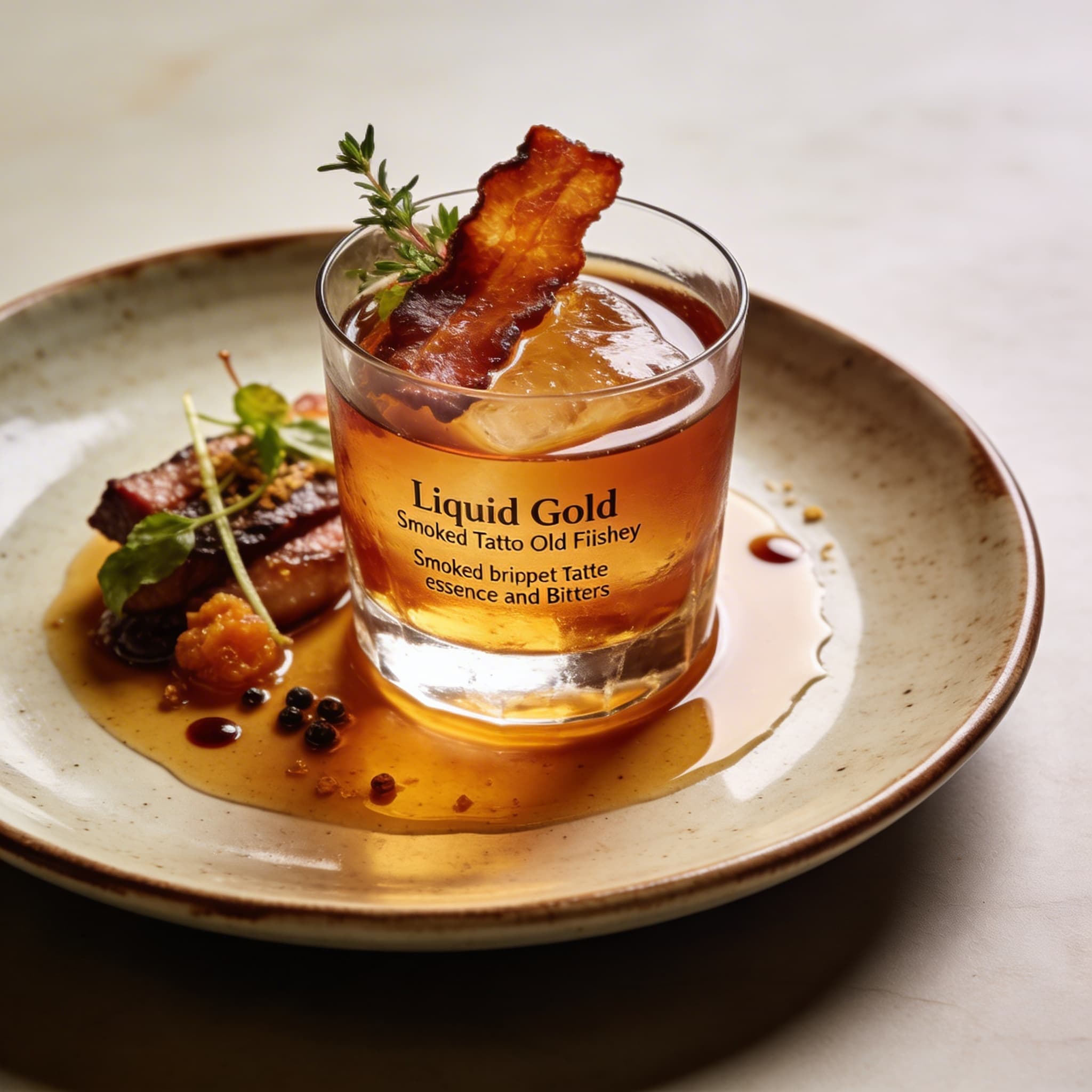 The 'Liquid Gold' Smoked Tallow Old Fashioned