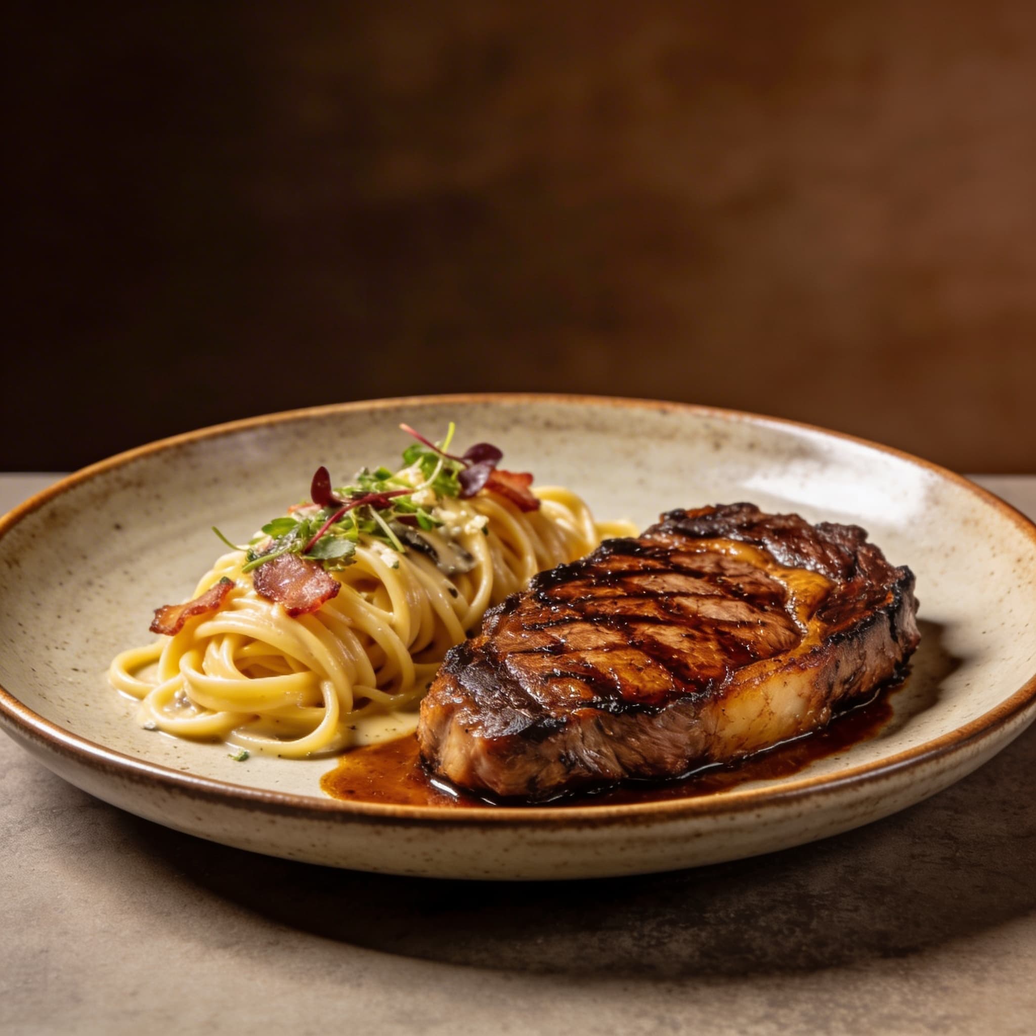 Smoked Ribeye Carbonara 'The Heavyweight'