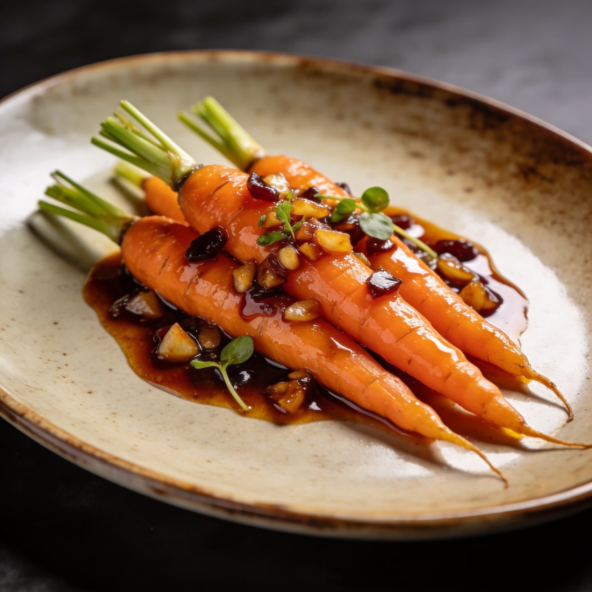 Honey-Balsamic Glazed Carrots with Agrodolce Nuance