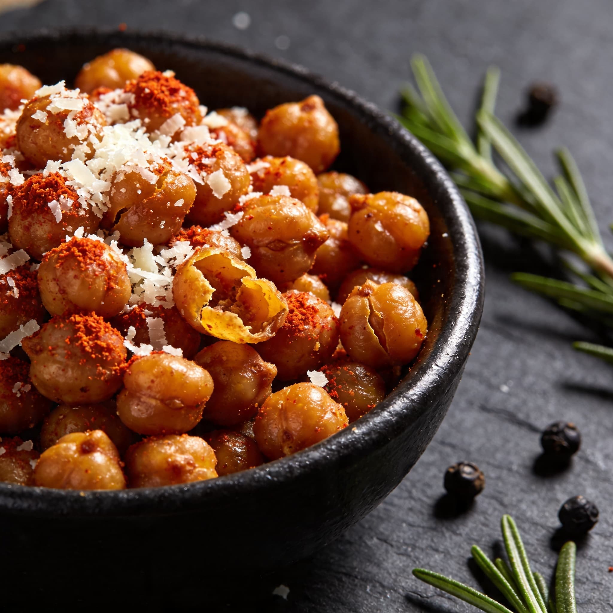 Smoked Paprika & Pecorino 'Crunch-Phase' Chickpeas