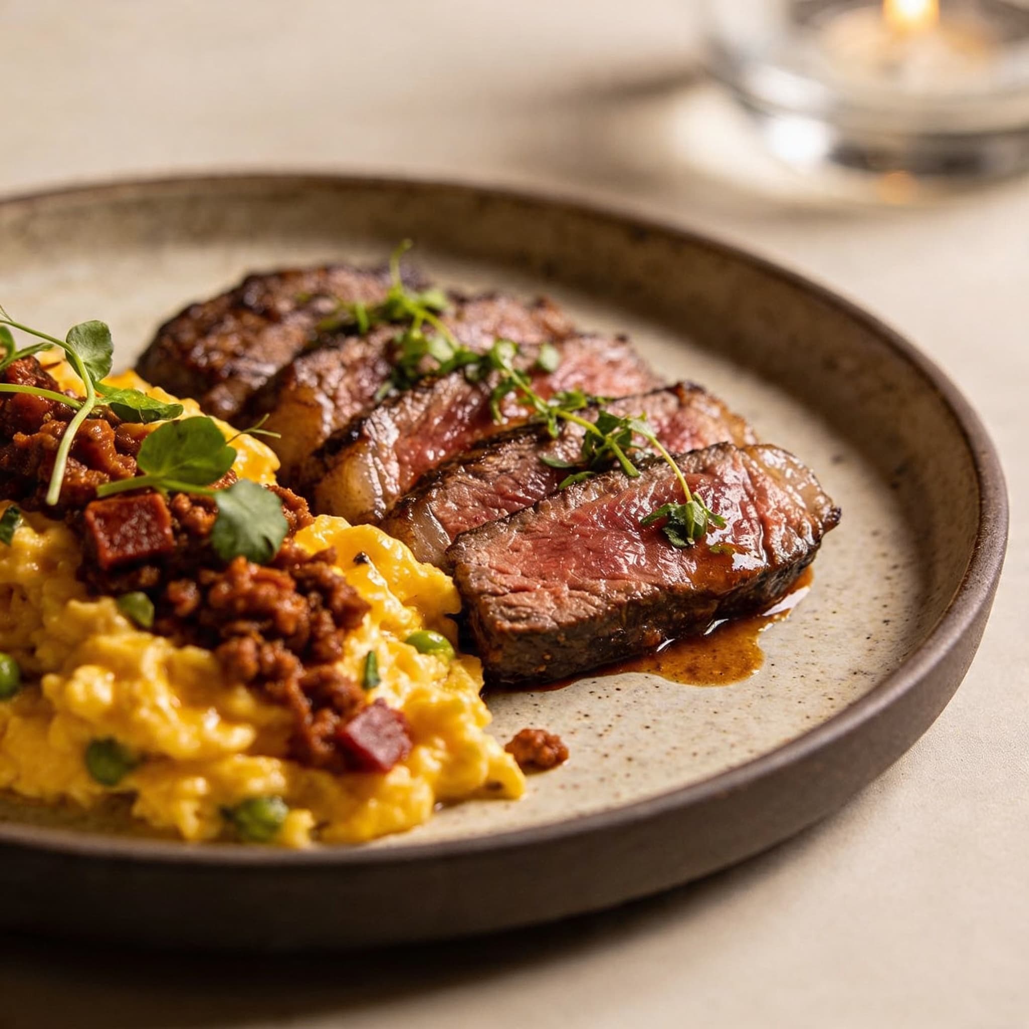 The Executive’s Steak & 'Nduja Scramble