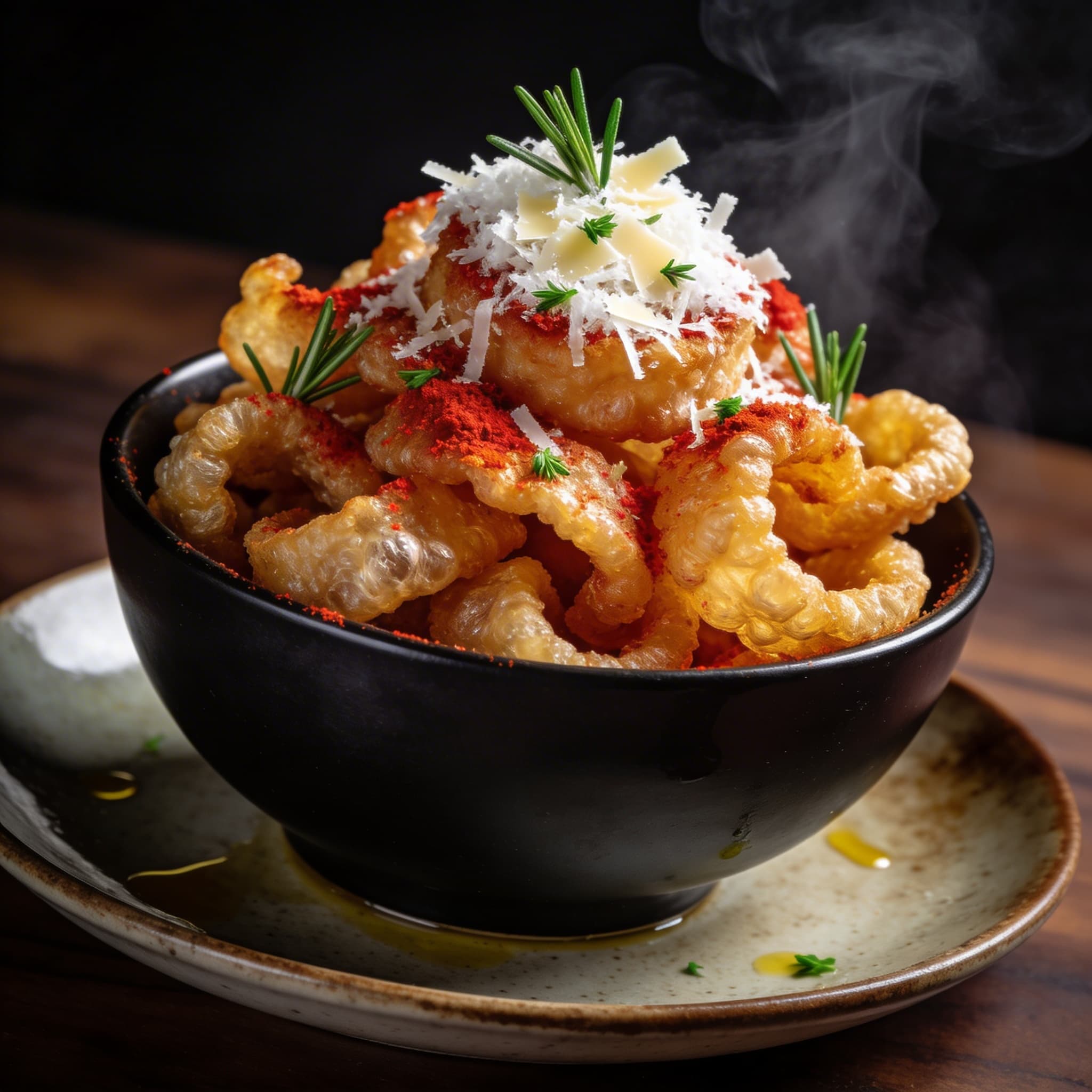 Smoked Paprika & Manchego 'Chicharron' Dusting