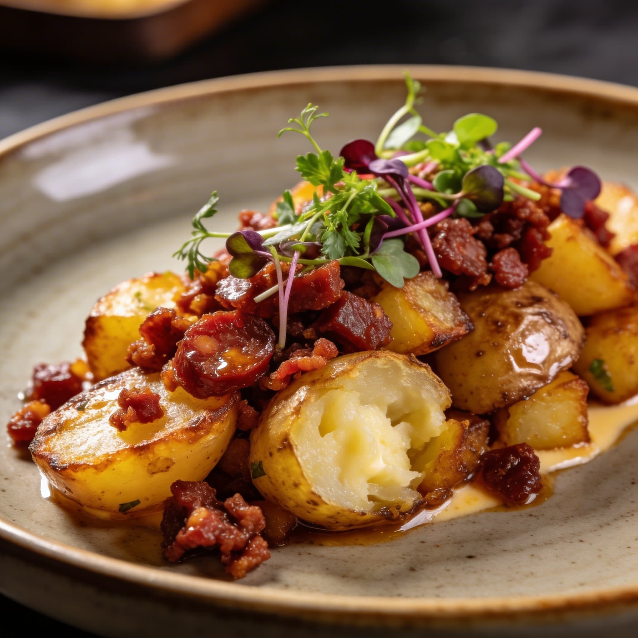 Crispy 'Nduja & Yukon Gold Breakfast Hash