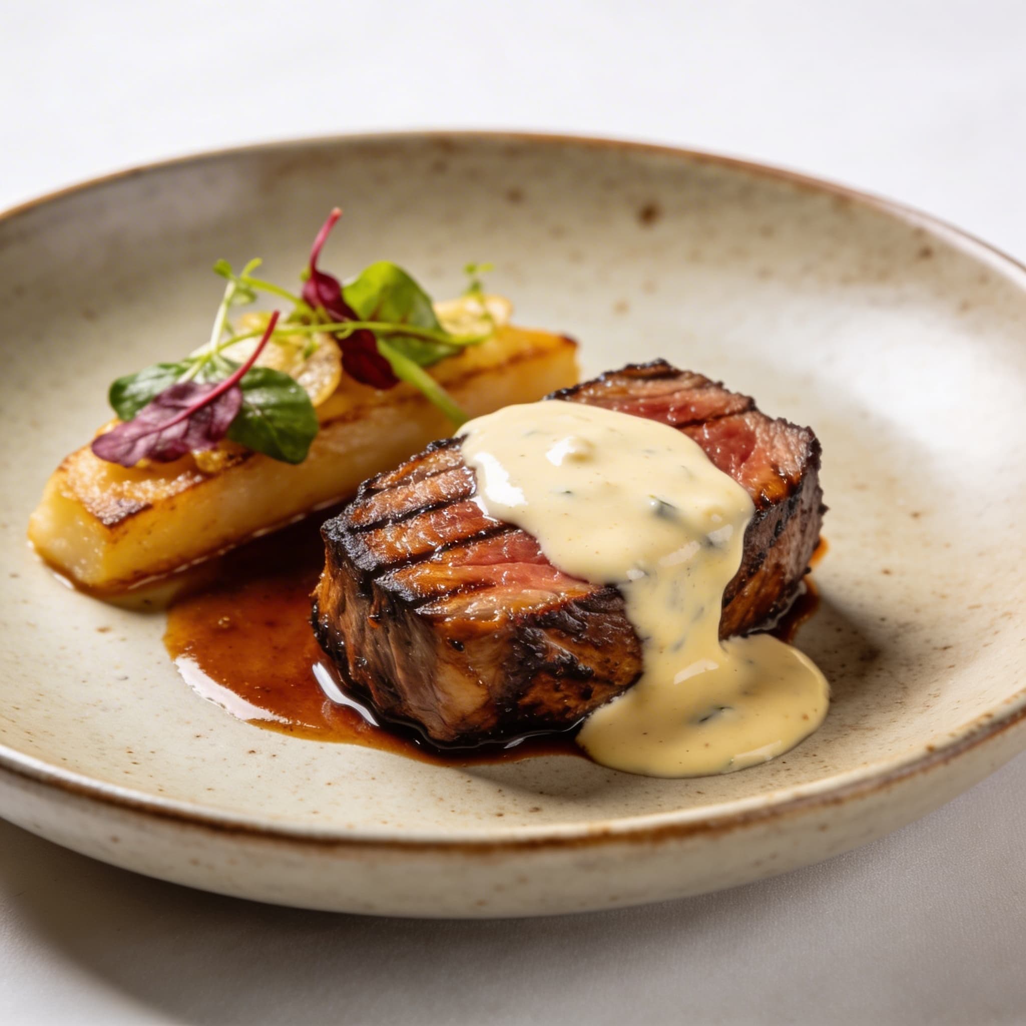 Oak-Smoked Filet Mignon with Velvet Bearnaise
