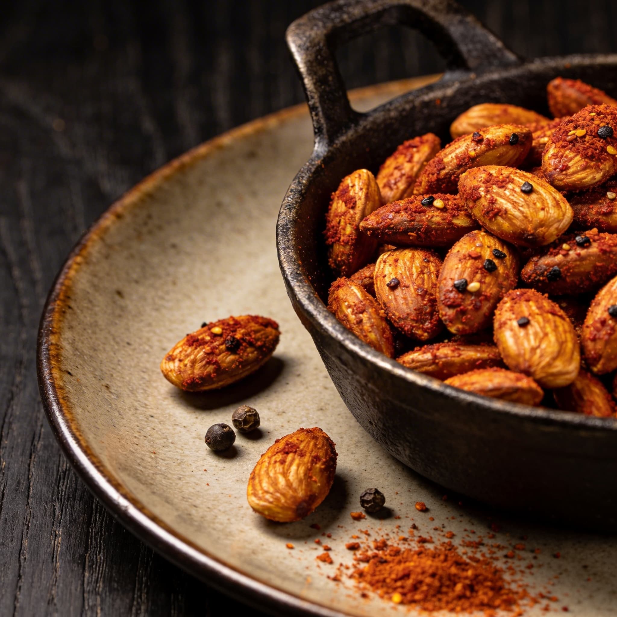 Smoked Paprika & Black Pepper Roasted Almonds