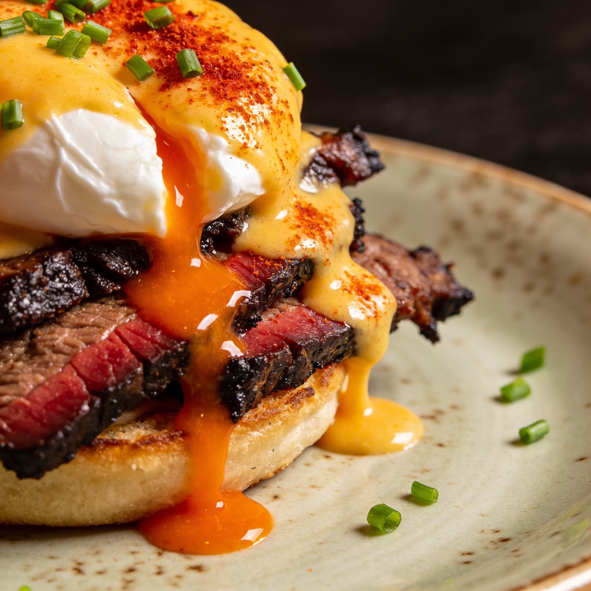 The Pitmaster's Benedict with Smoked Paprika Hollandaise
