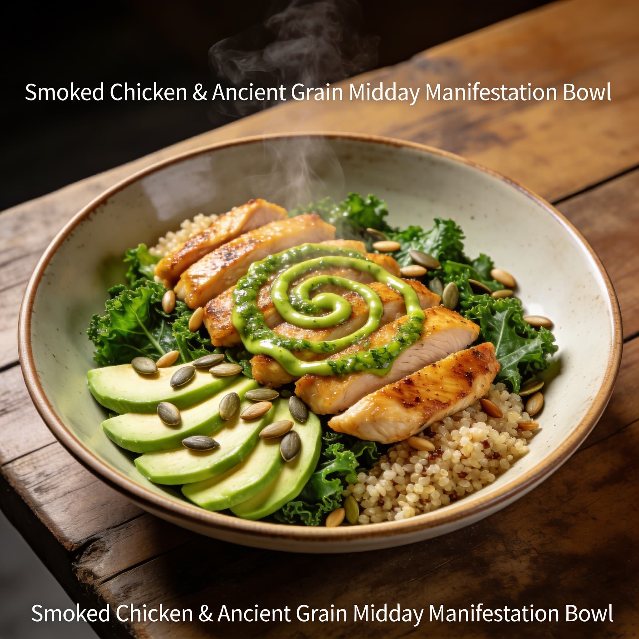 Smoked Chicken & Ancient Grain Midday Manifestation Bowl