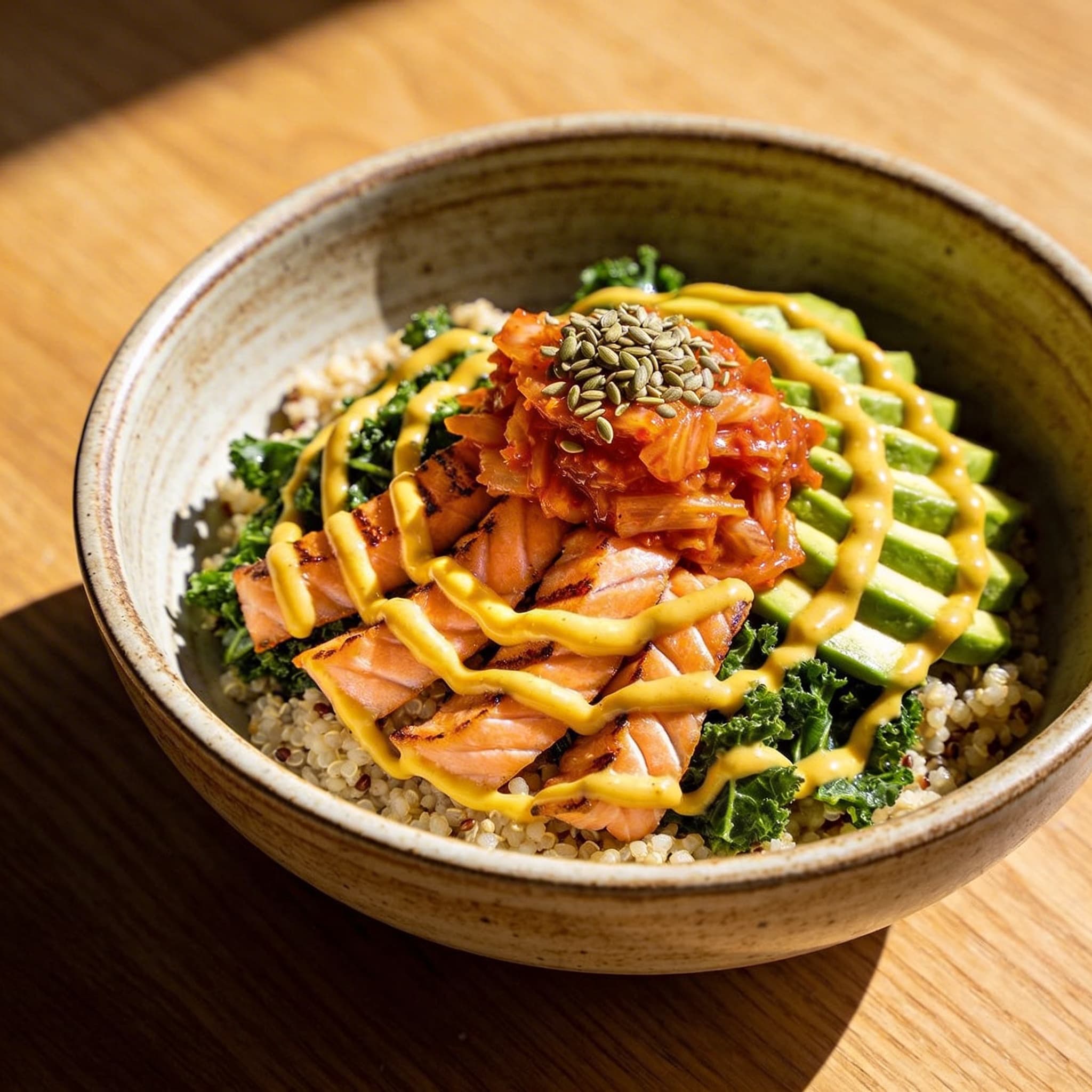 Smoked Salmon & Golden Turmeric Alchemy Bowl