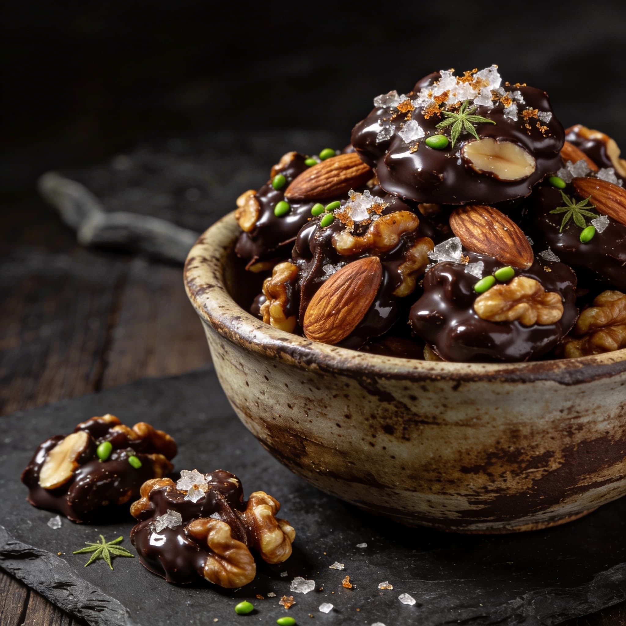 Ceremonial Cacao & Smoked Salt Power Clusters